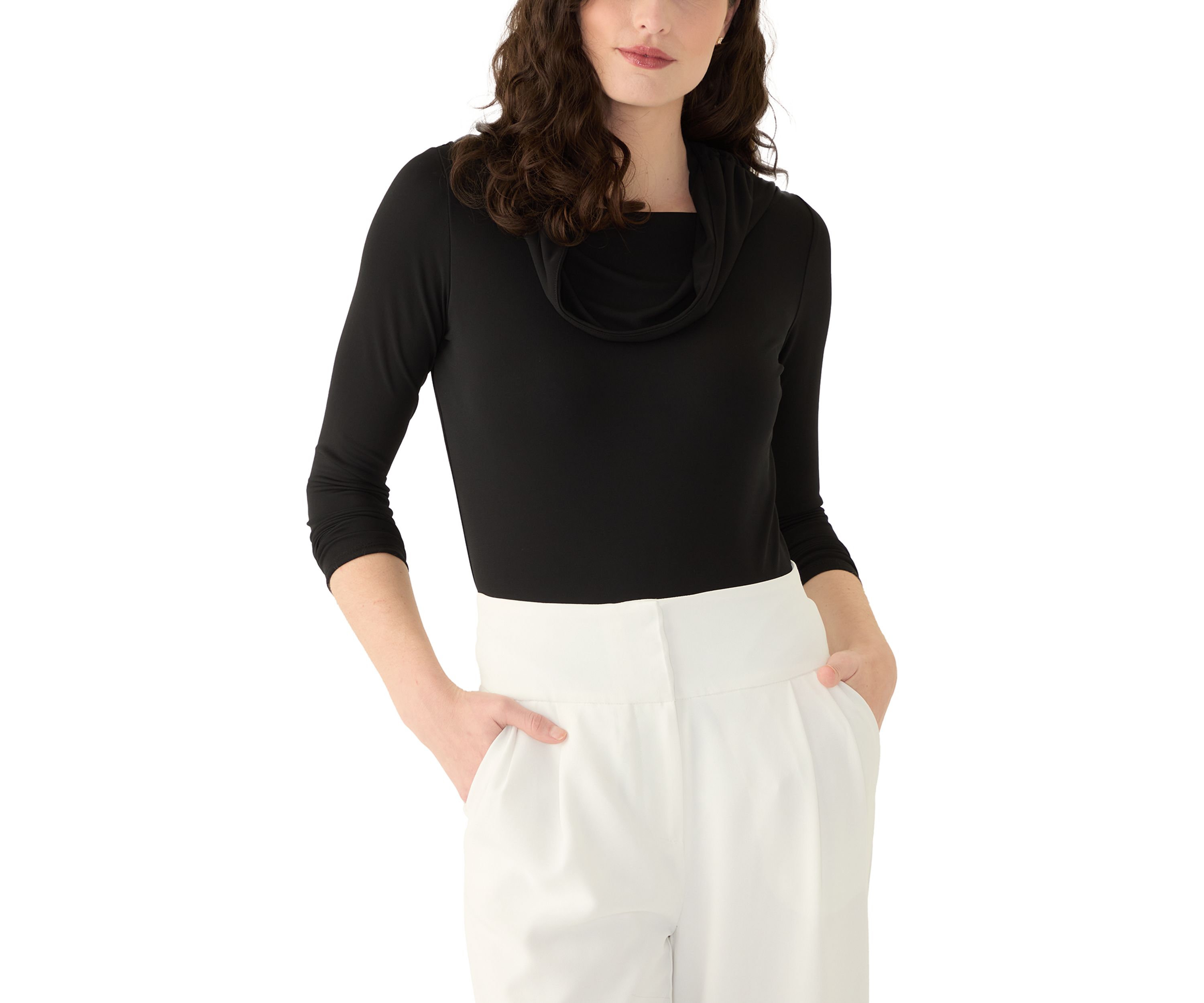 Womens Long Sleeve Off the Shoulder Top 