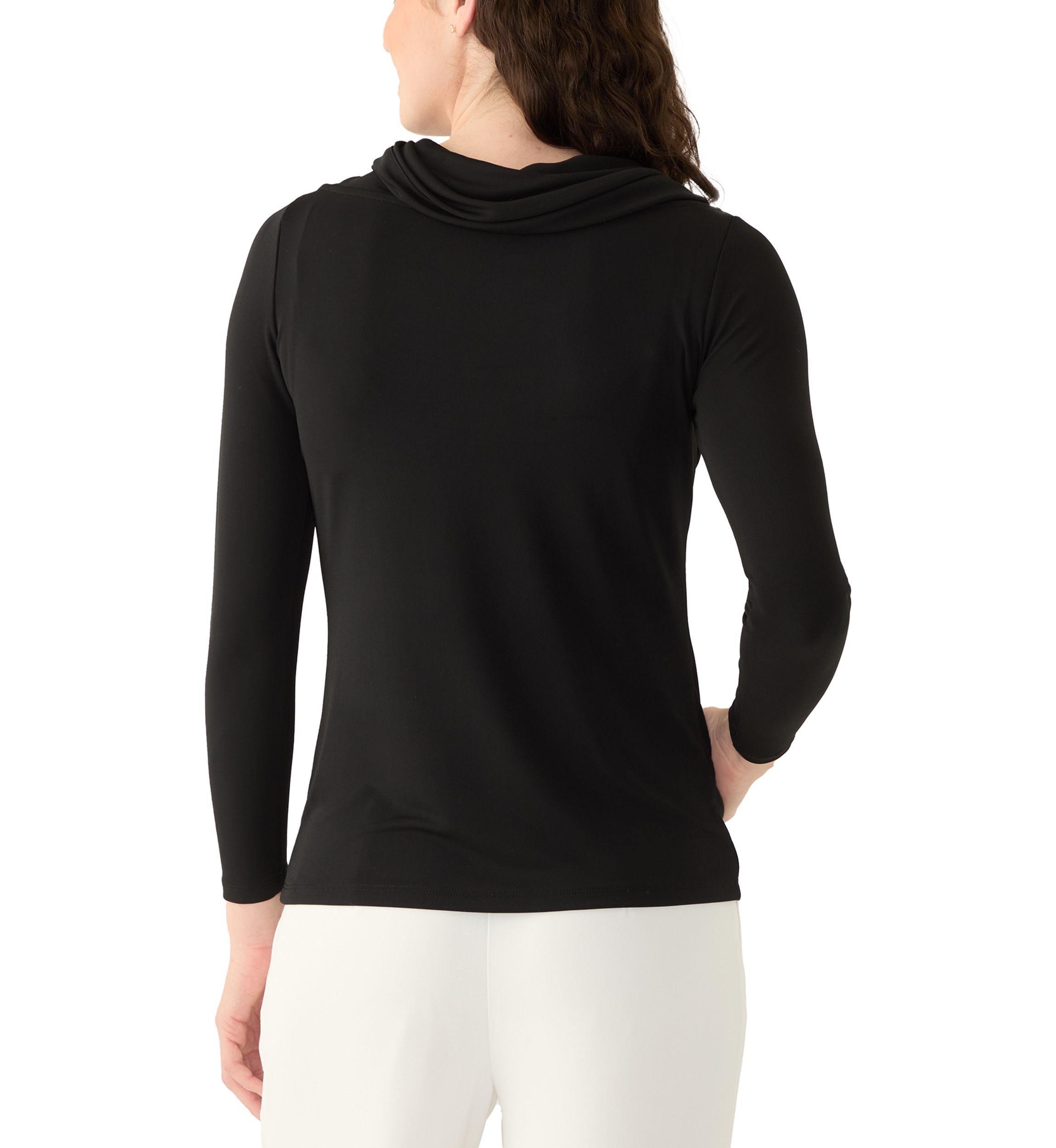 Womens Long Sleeve Off the Shoulder Top 