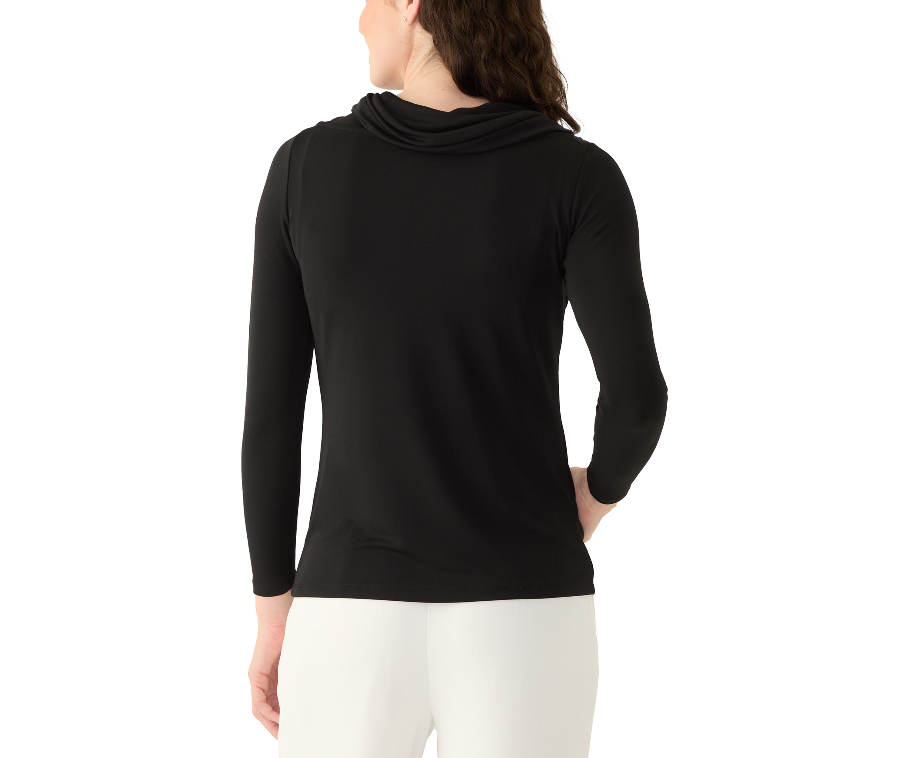 Womens Long Sleeve Off the Shoulder Top 