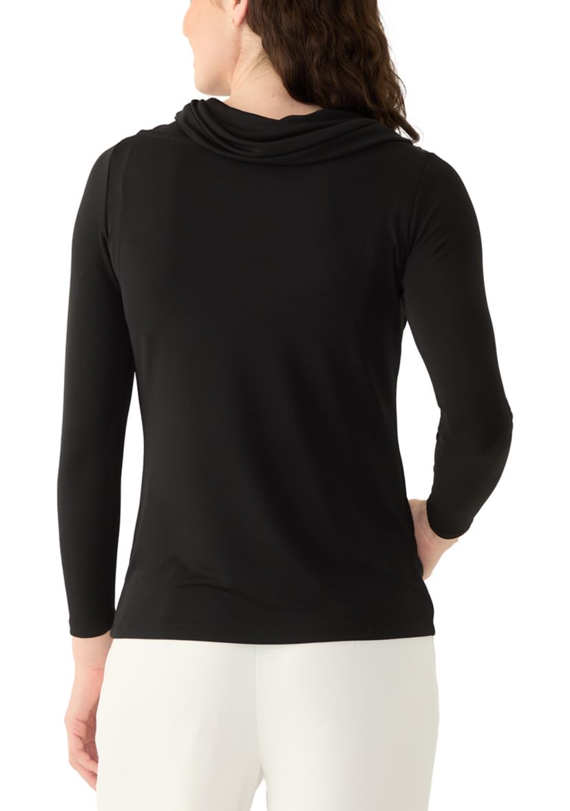 Womens Long Sleeve Off the Shoulder Top 