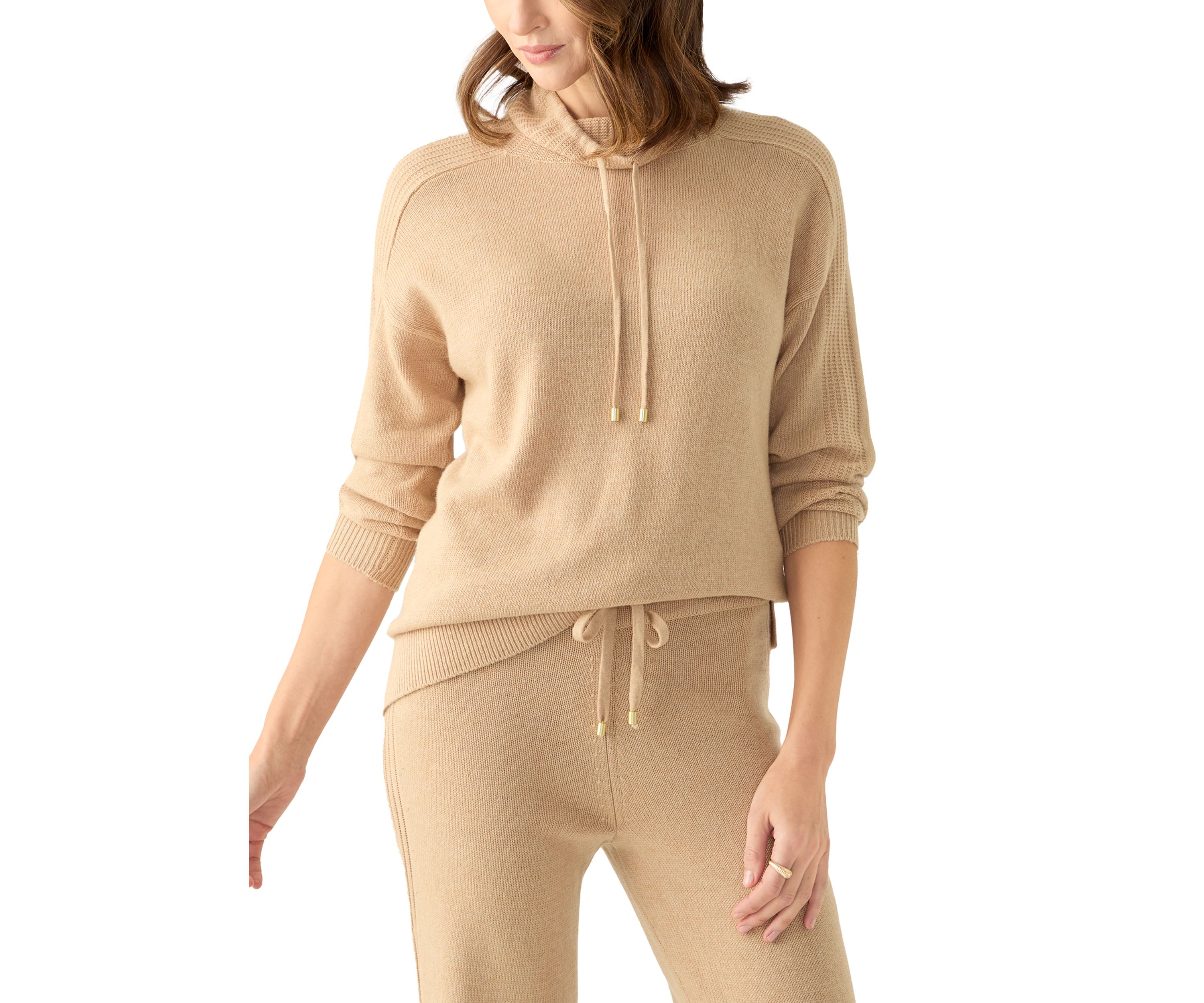 Womens Long Sleeve Mock Neck Sweatshirt 