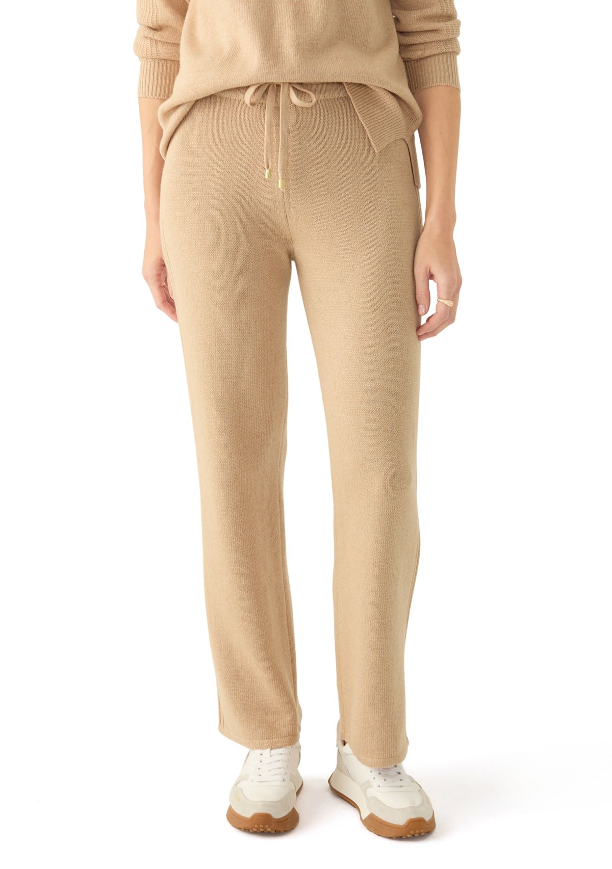 Womens Wide Leg Sweater Pants 