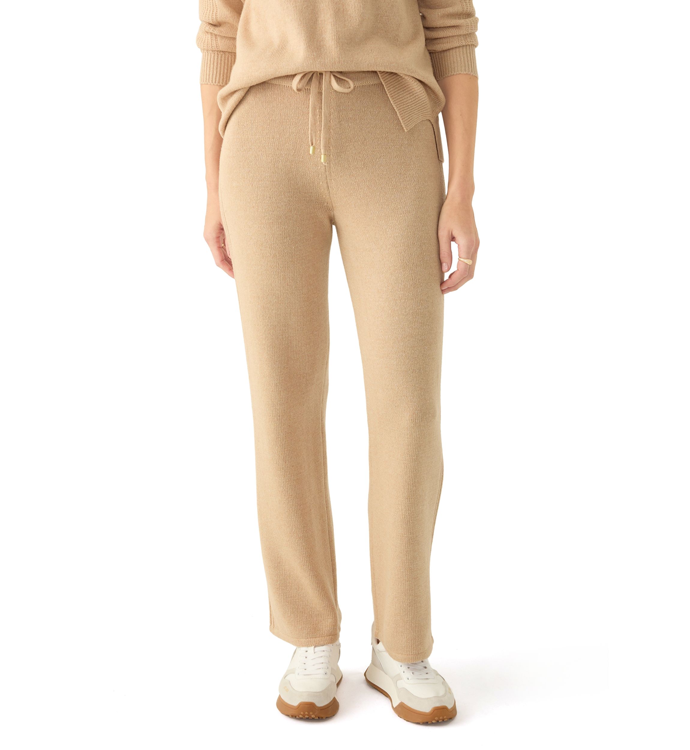 Womens Wide Leg Sweater Pants 