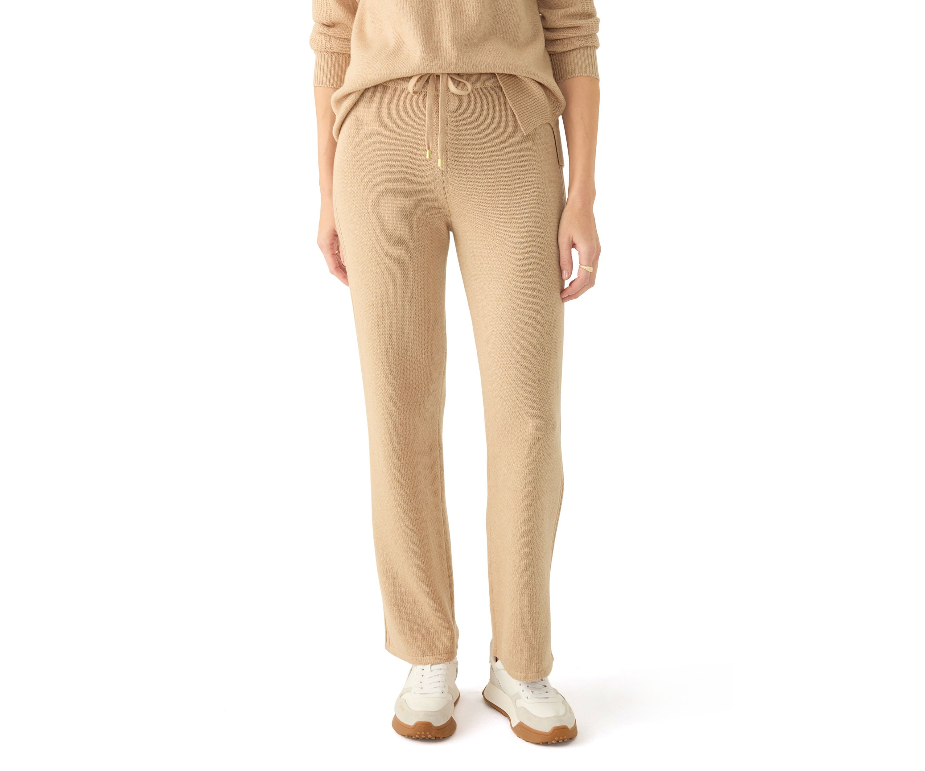 Womens Wide Leg Sweater Pants 