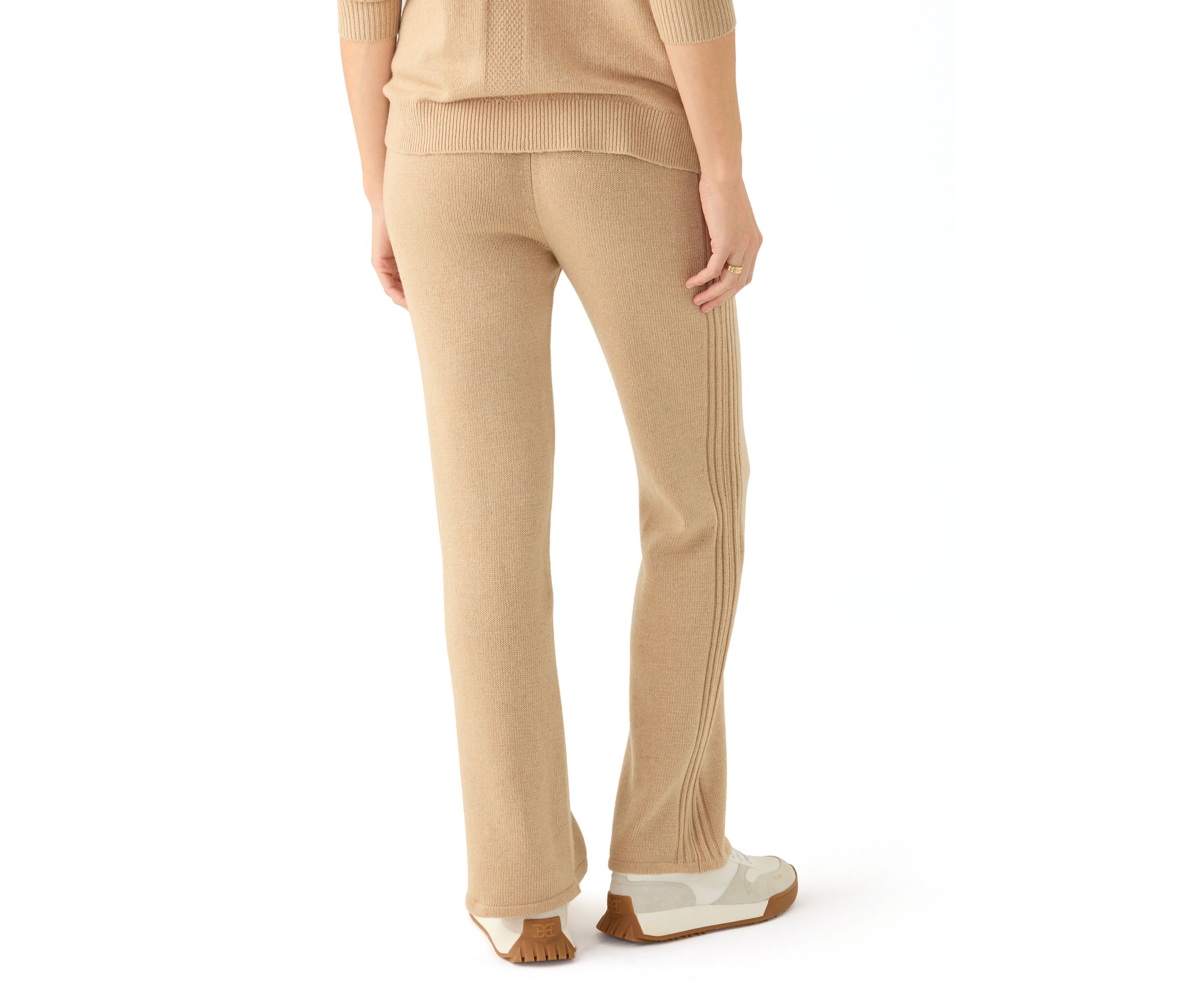 Womens Wide Leg Sweater Pants 