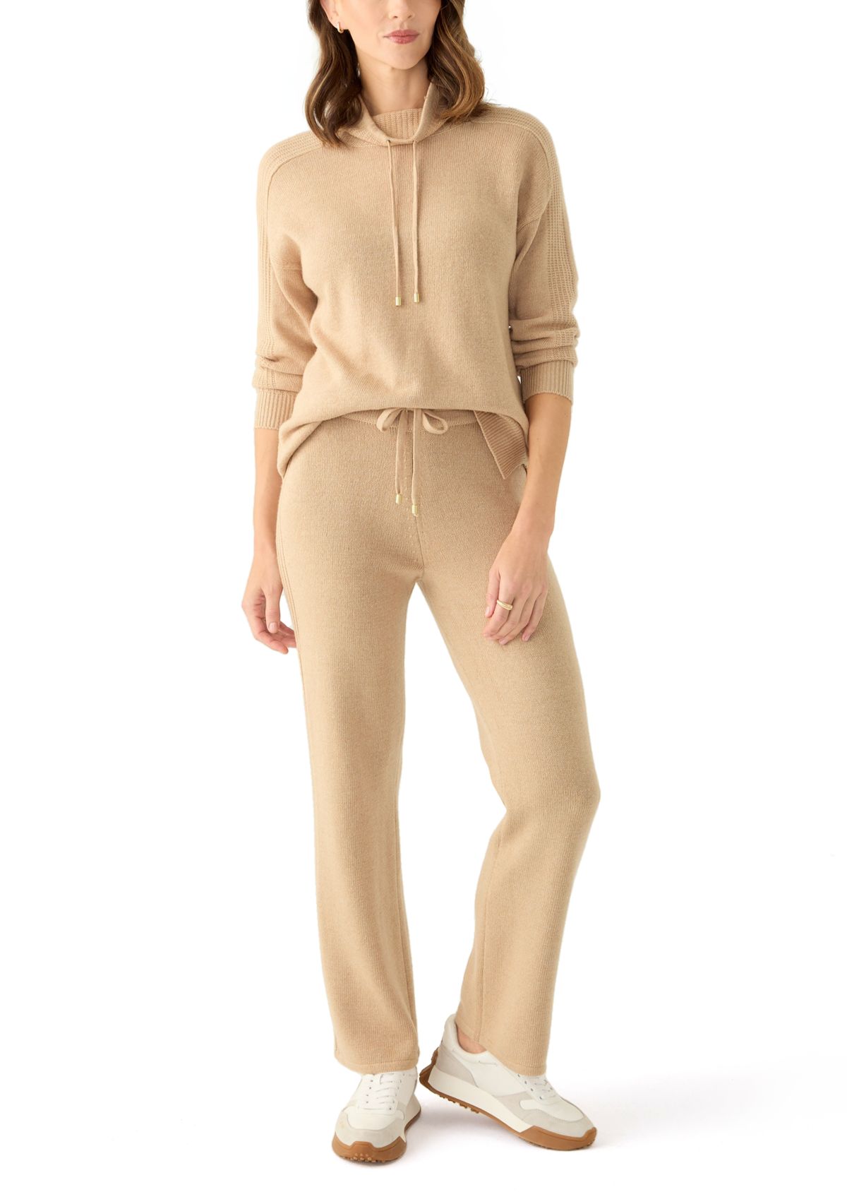 Womens Wide Leg Sweater Pants 