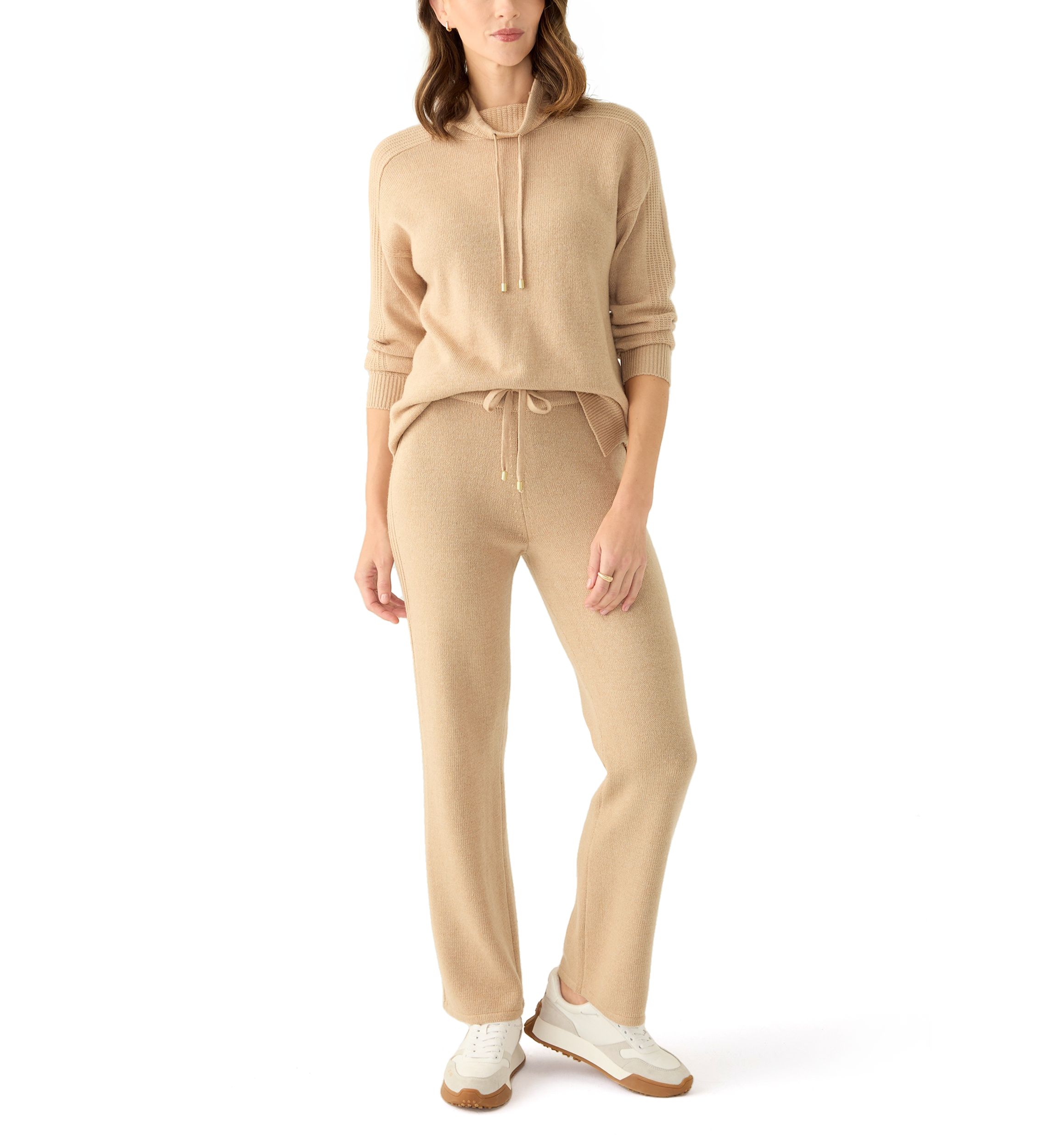 Womens Wide Leg Sweater Pants 