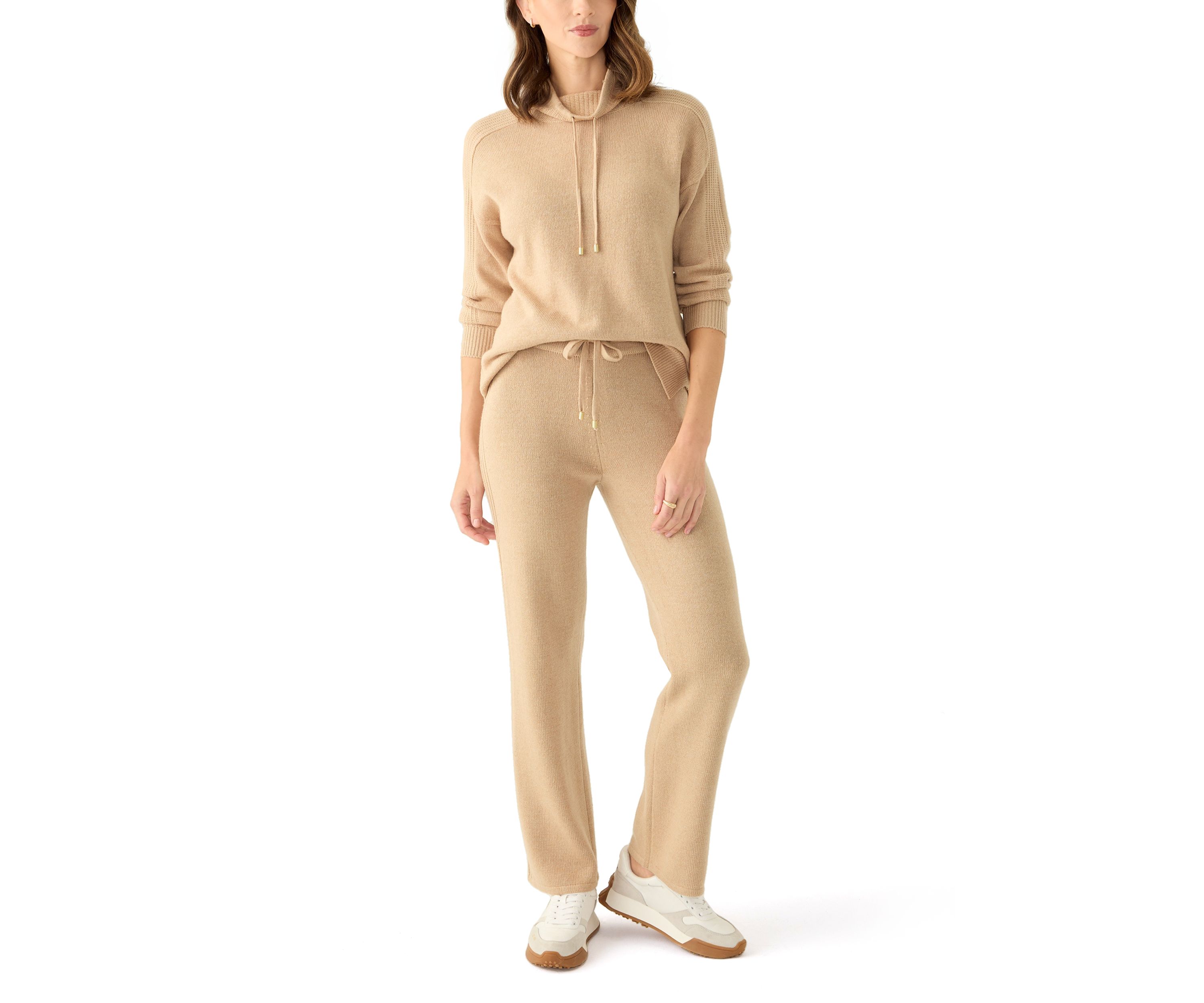 Womens Wide Leg Sweater Pants 