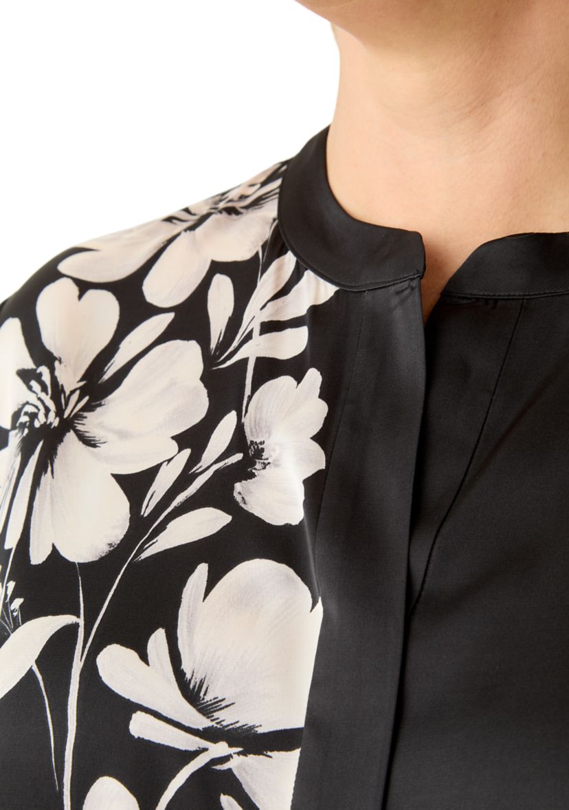 Plus Size Printed V-Neck Tunic