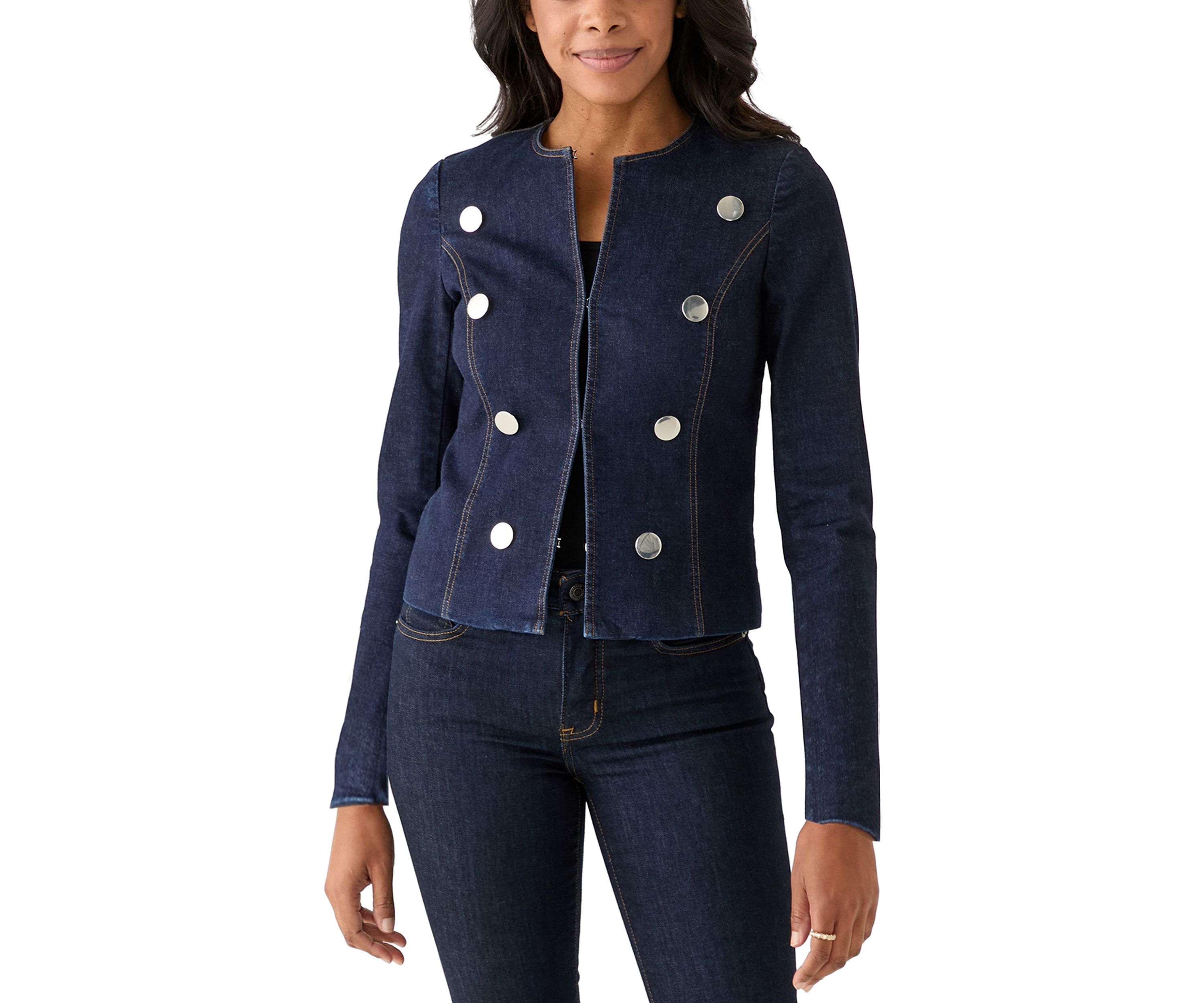 Womens Kissing Front Denim Jacket