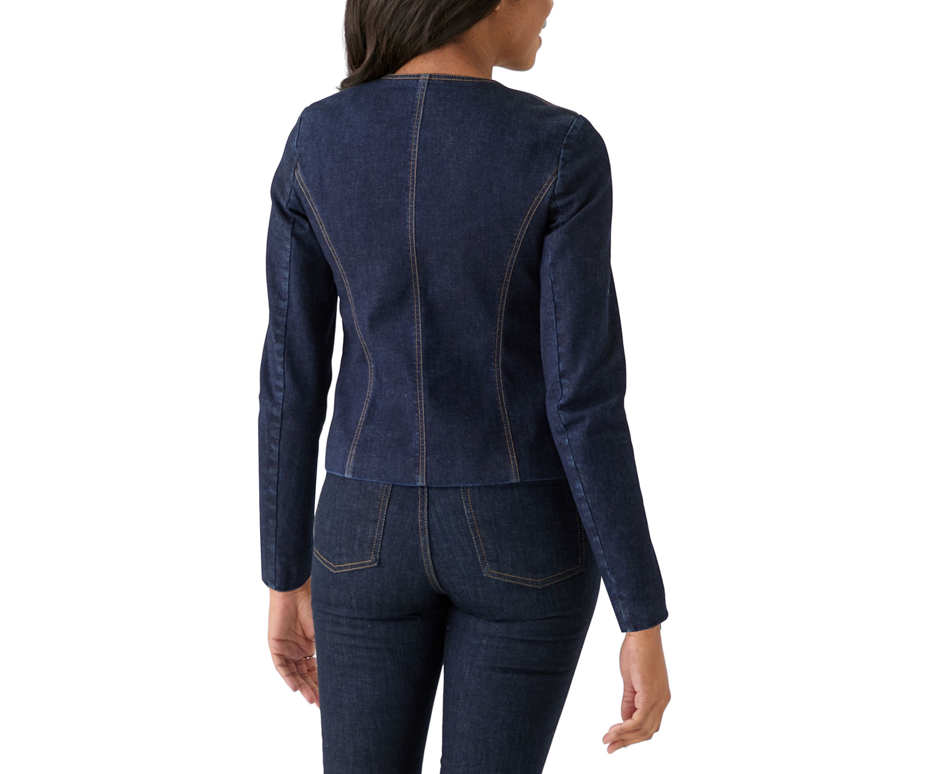 Womens Kissing Front Denim Jacket