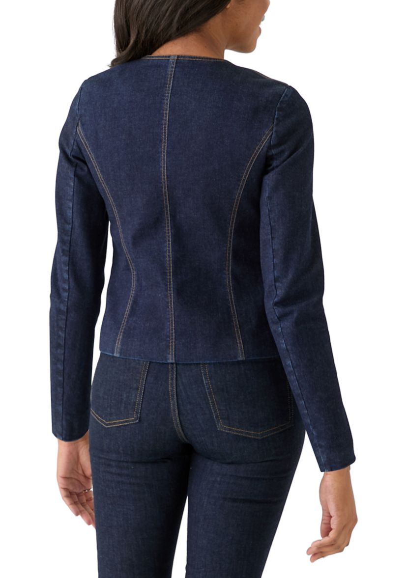 Womens Kissing Front Denim Jacket
