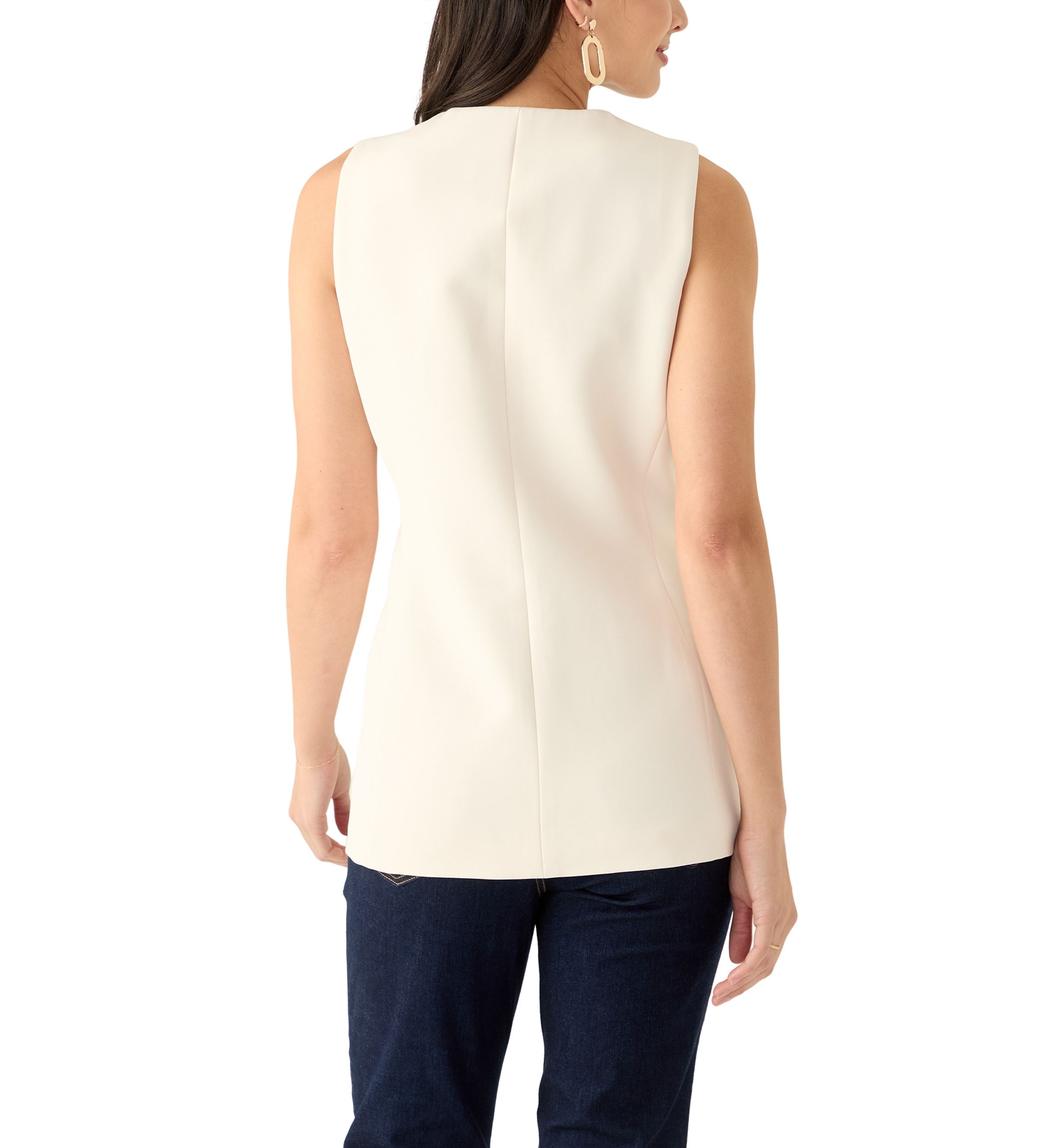 Womens Sleeveless Vest with Pockets