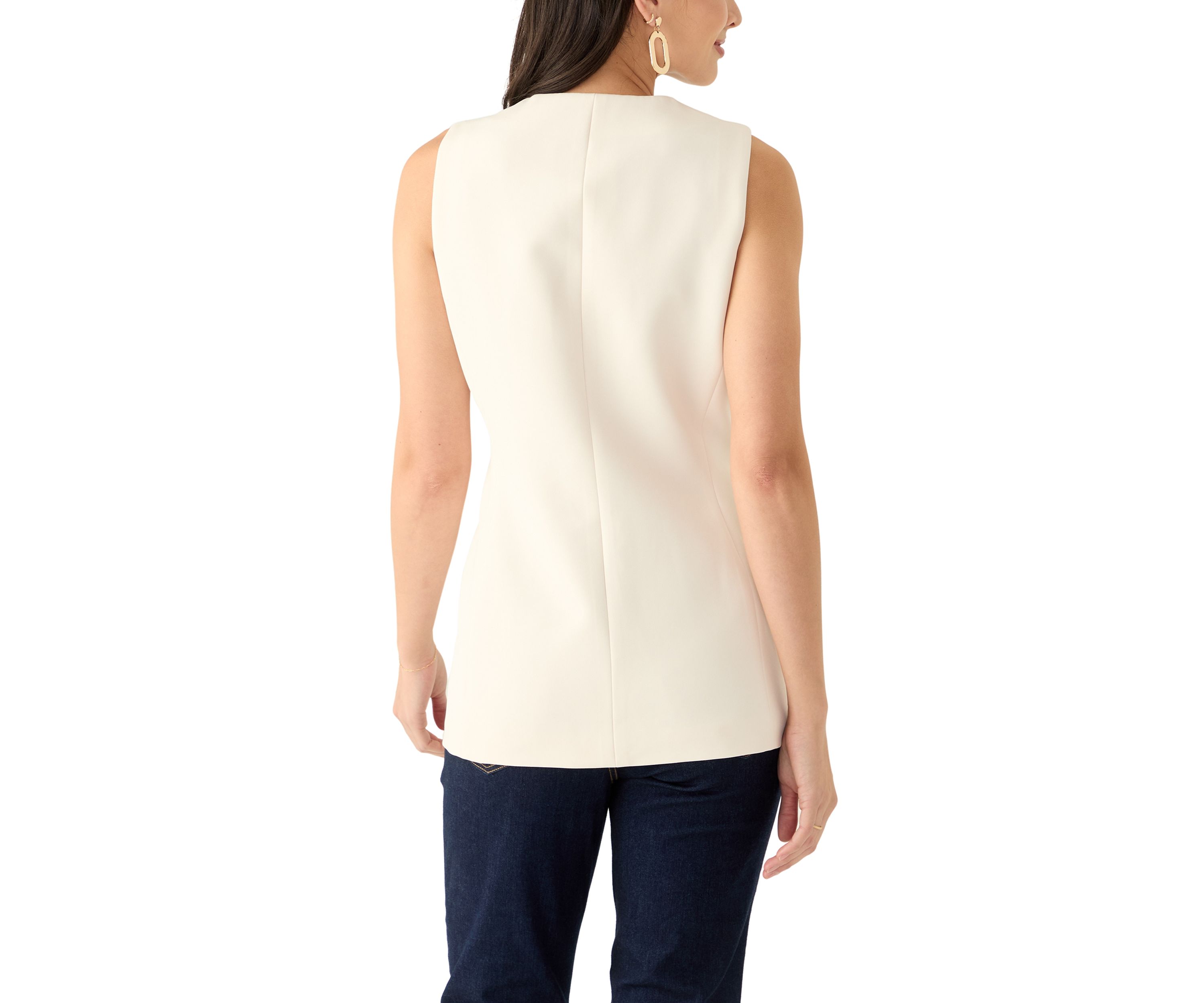 Womens Sleeveless Vest with Pockets