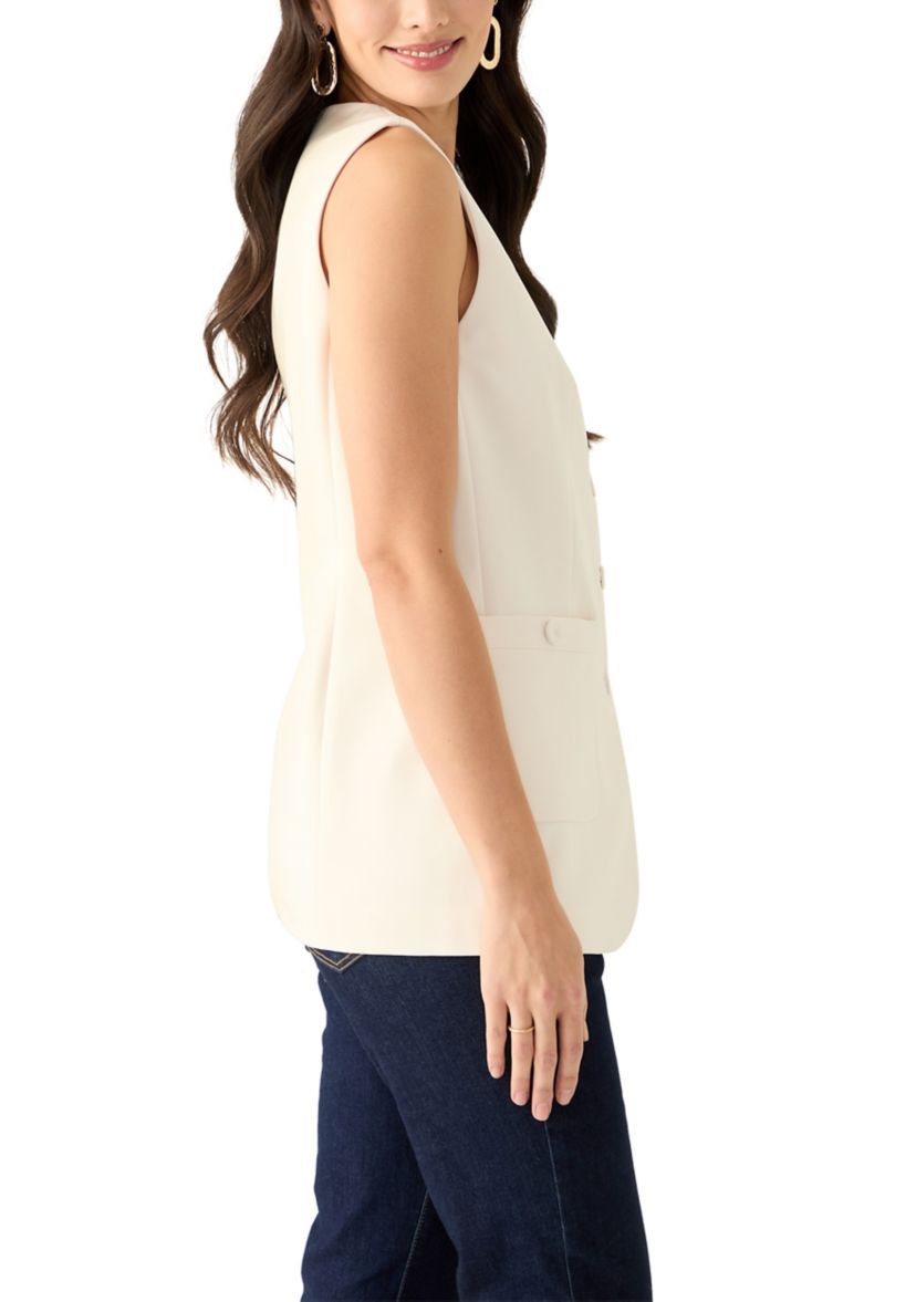 Womens Sleeveless Vest with Pockets