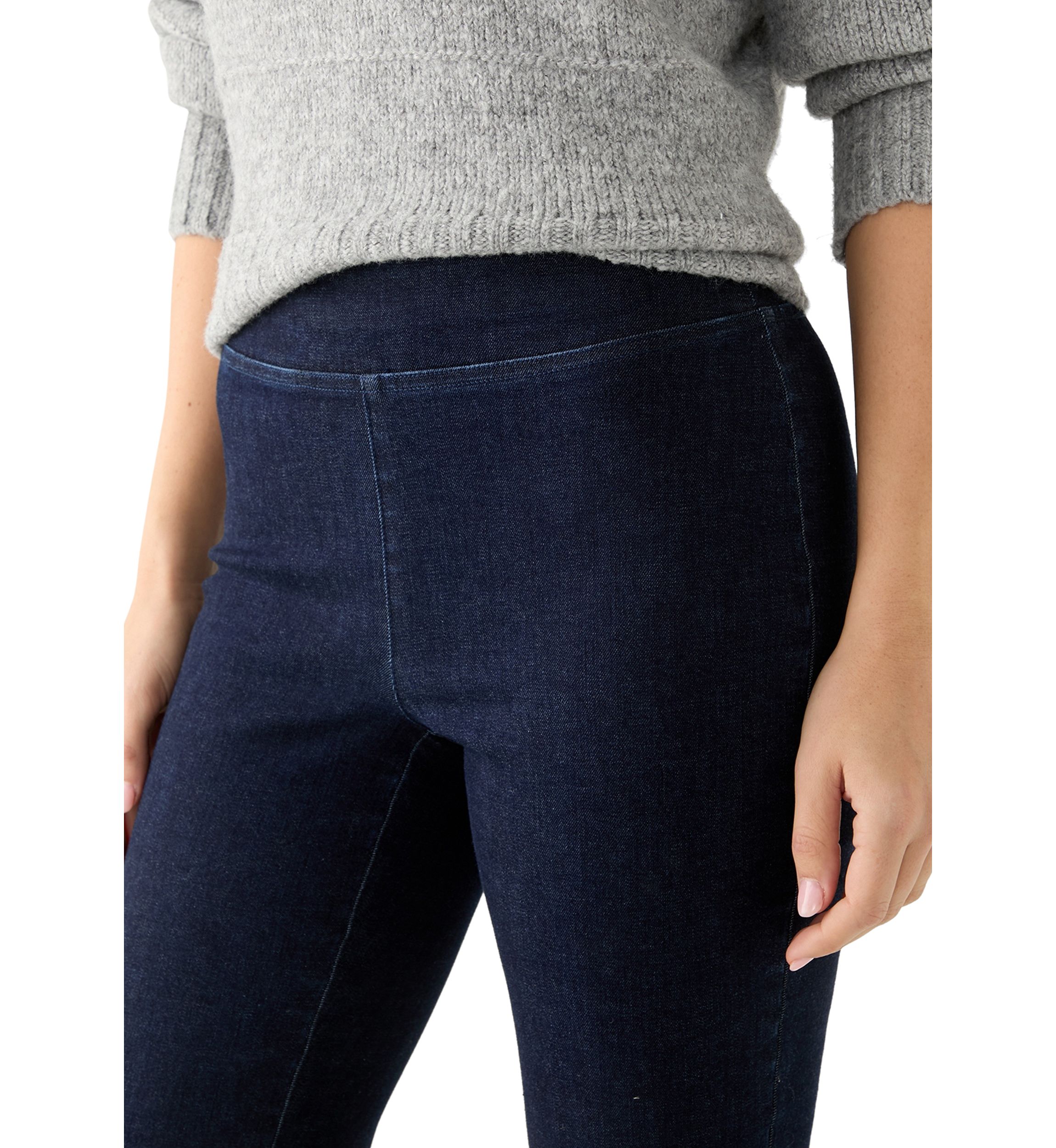 Womens Denim Wash Pants