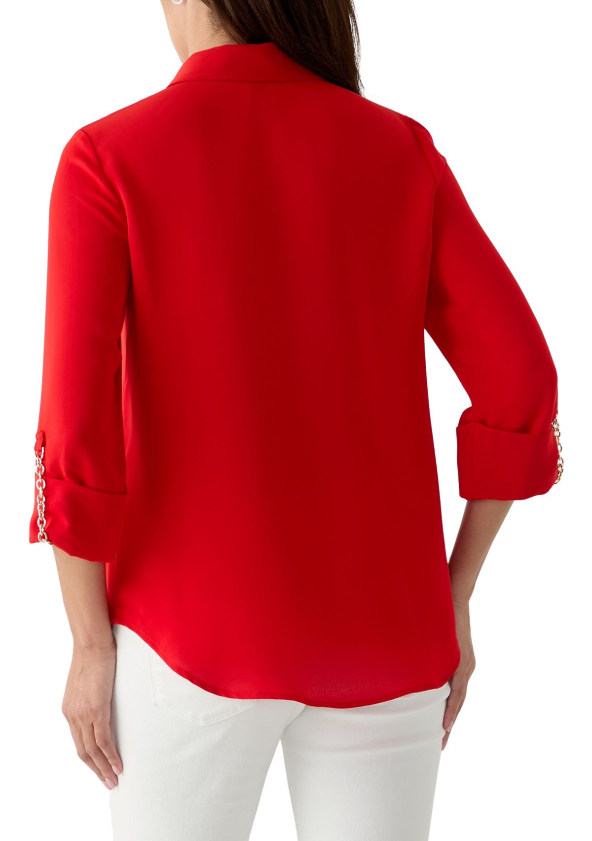 Womens Button Front Top
