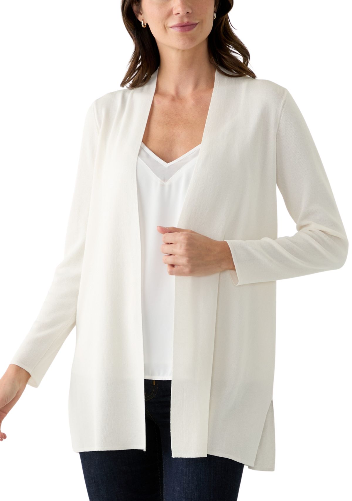 Womens Long Sleeve Napa Cardigan