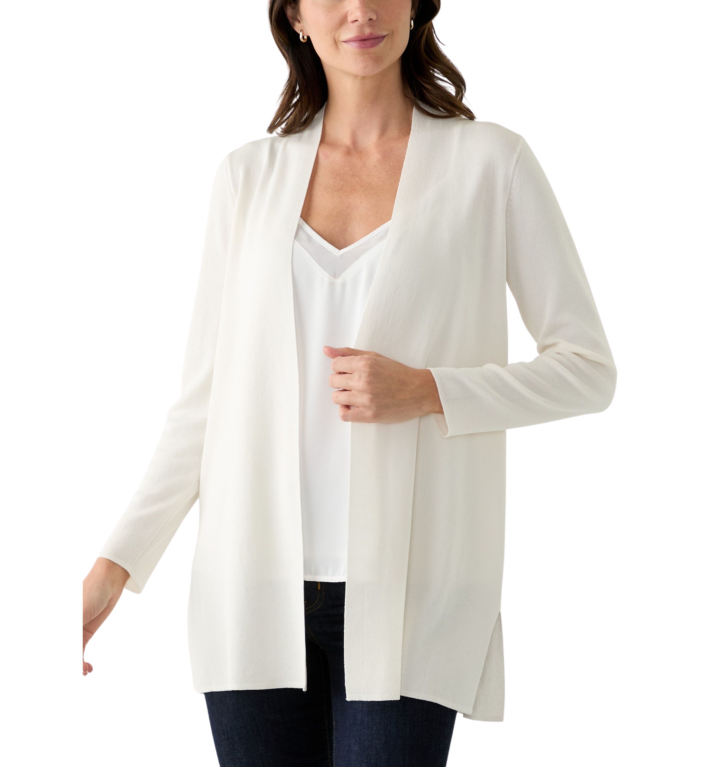 Womens Long Sleeve Napa Cardigan