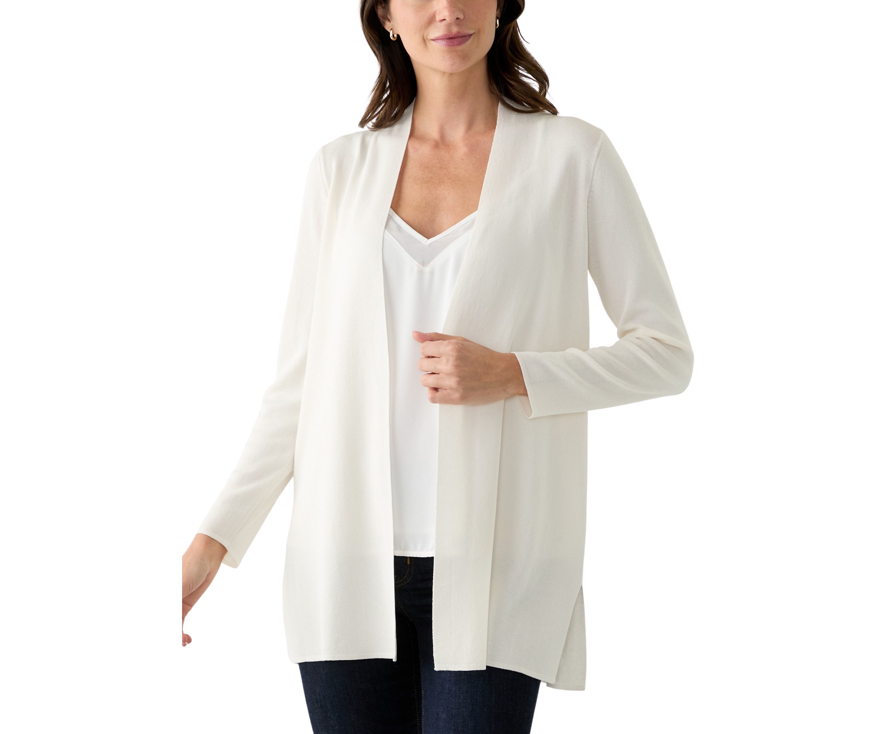 Womens Long Sleeve Napa Cardigan