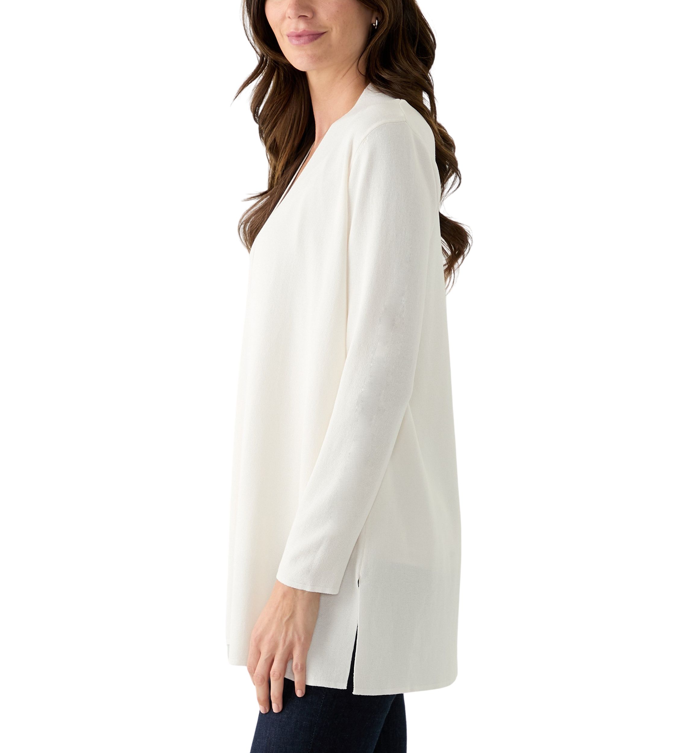Womens Long Sleeve Napa Cardigan