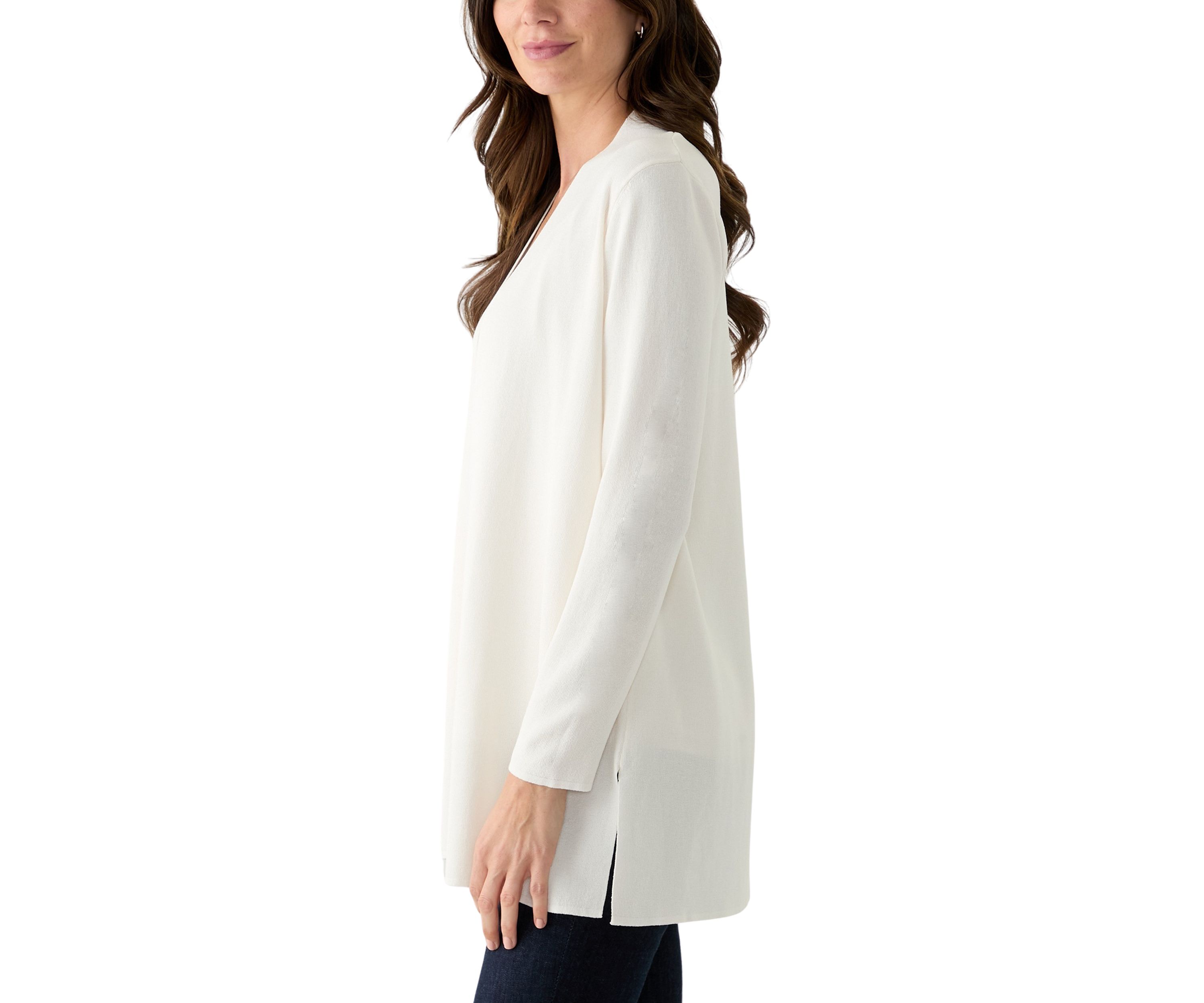 Womens Long Sleeve Napa Cardigan