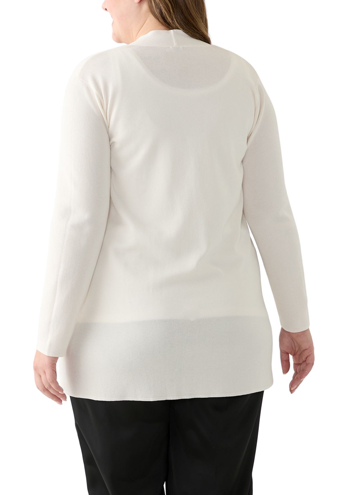 Plus Size Napa Open Front Cardigan