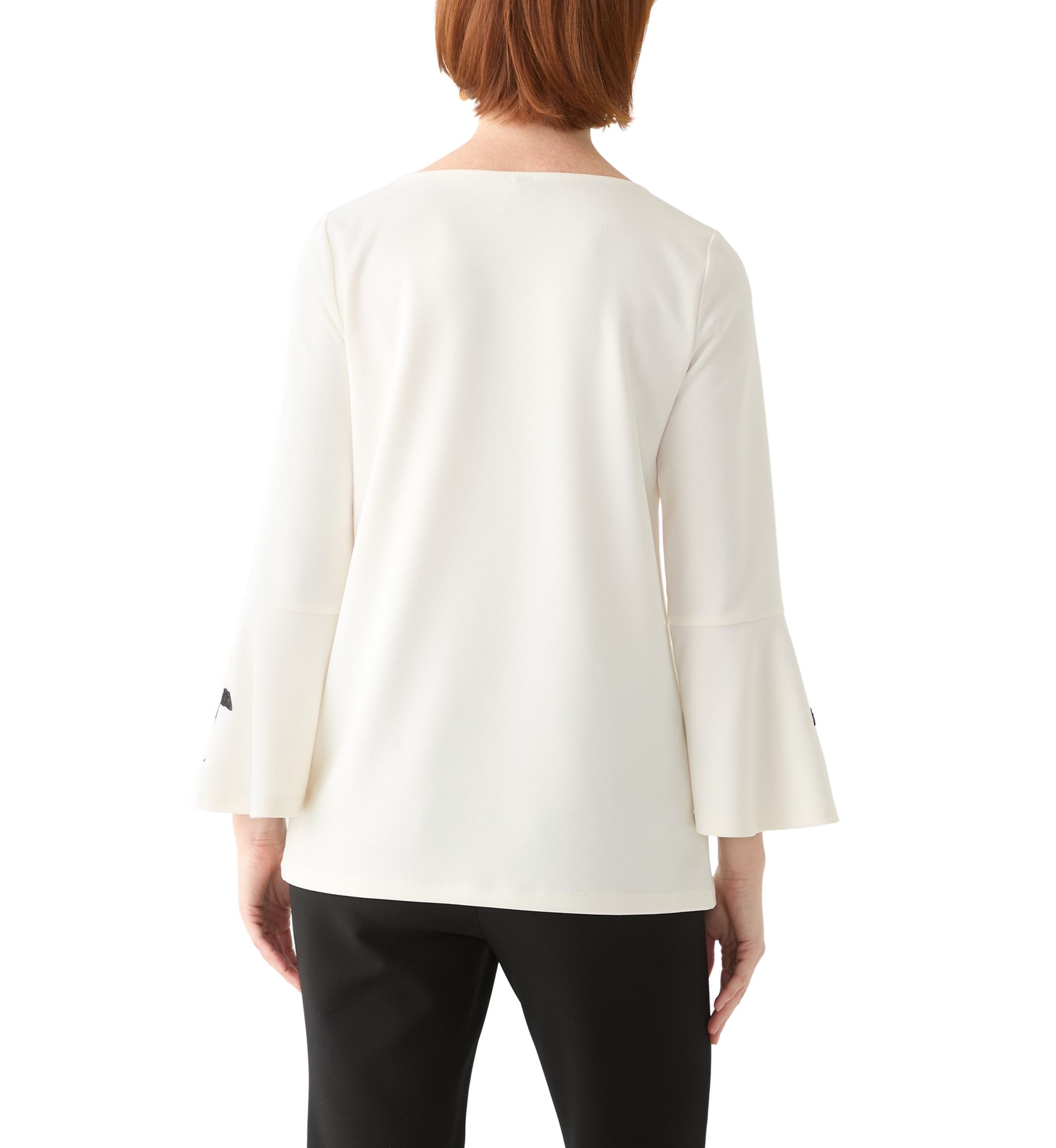 Womens Long Sleeve Appliqué Tunic