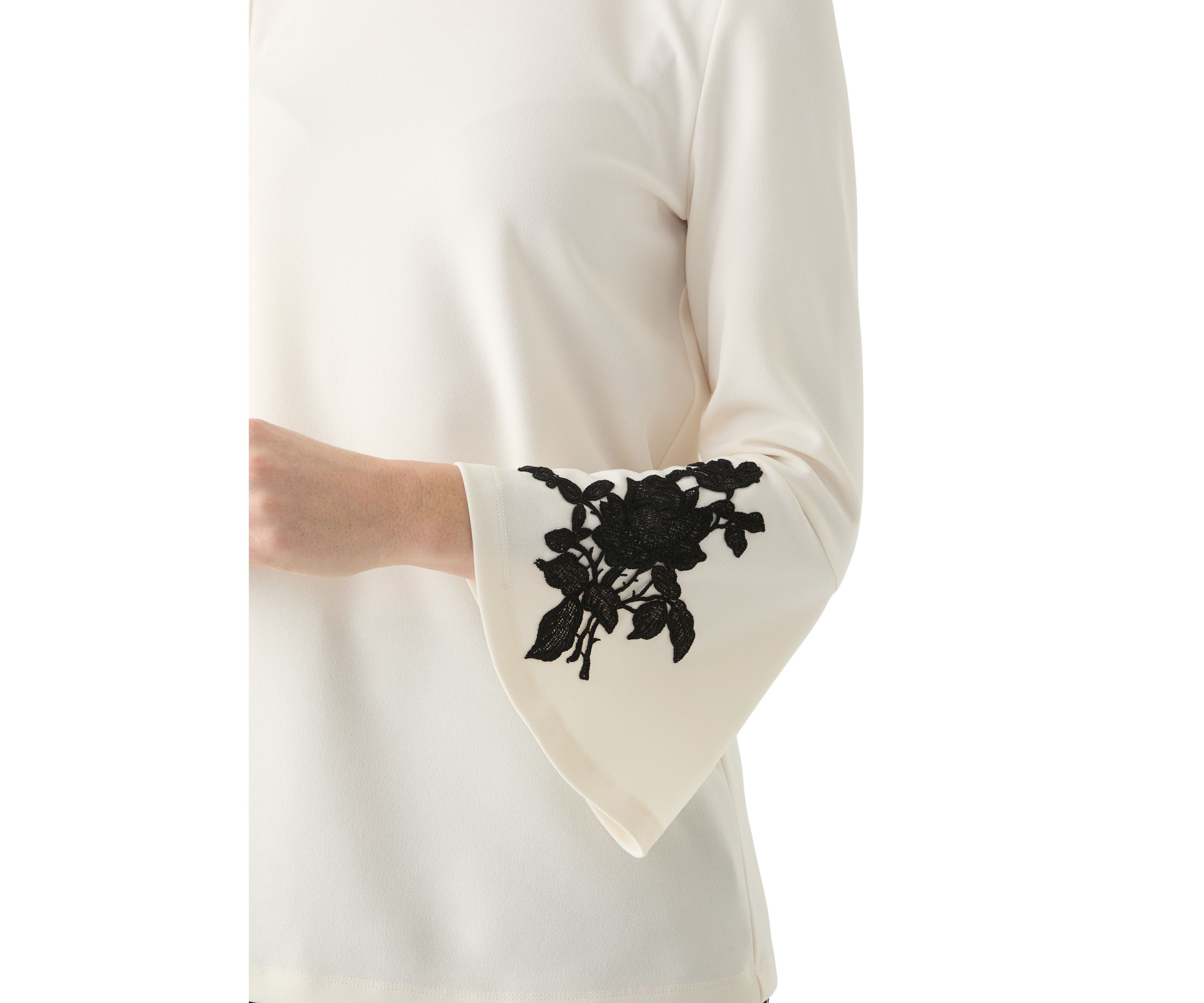 Womens Long Sleeve Appliqué Tunic