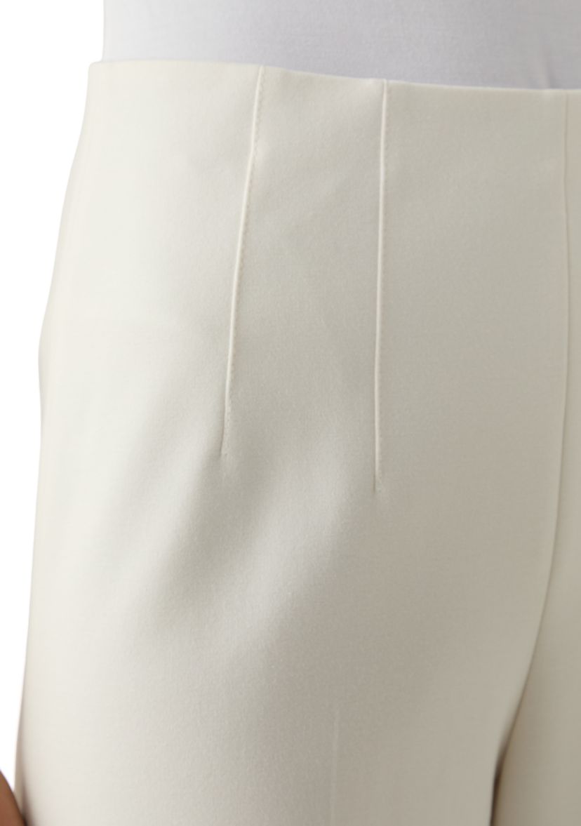 Petite High Rise Double Dart Wide Leg Trousers