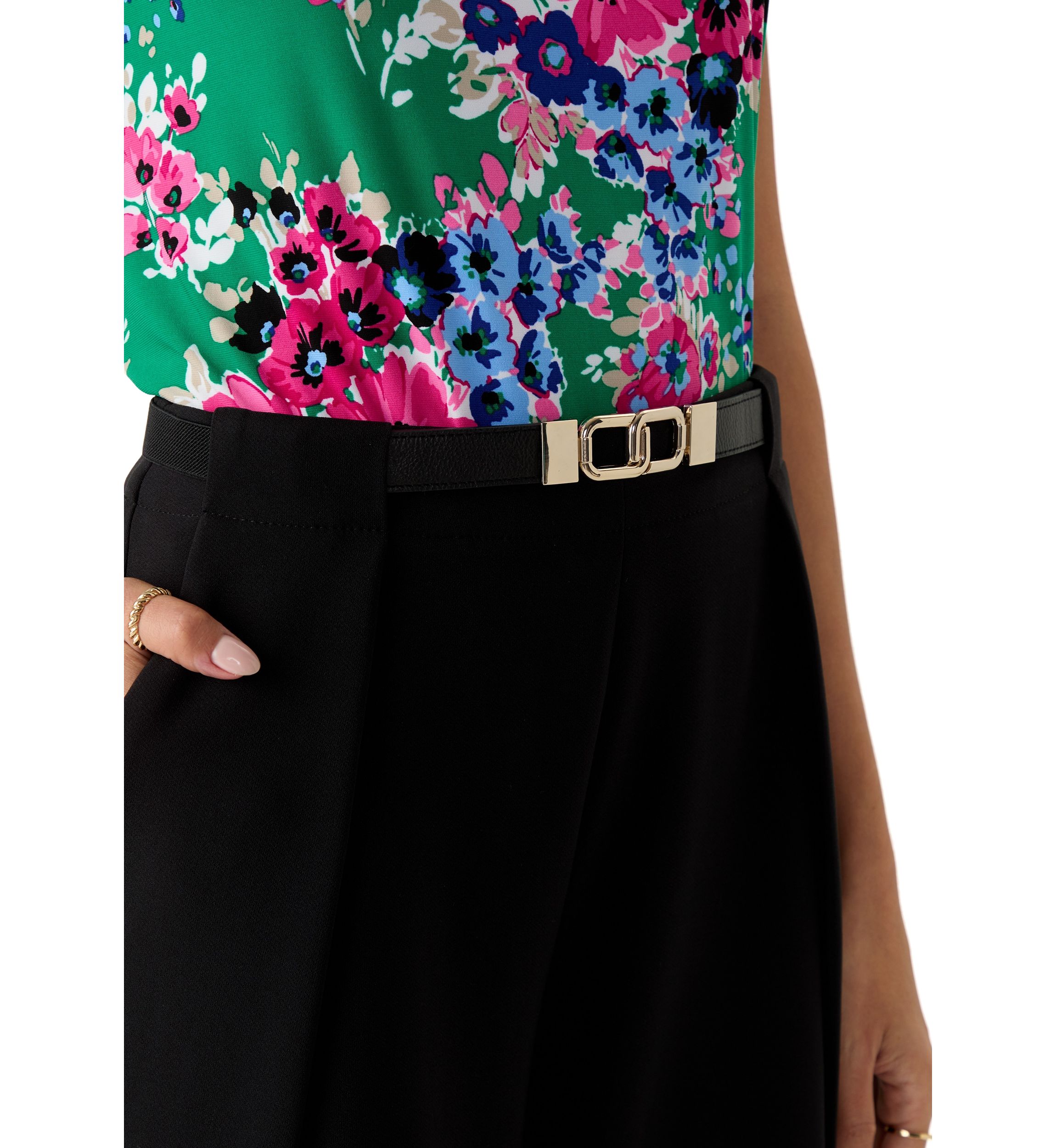 Petite Pull On Wide Leg Pants
