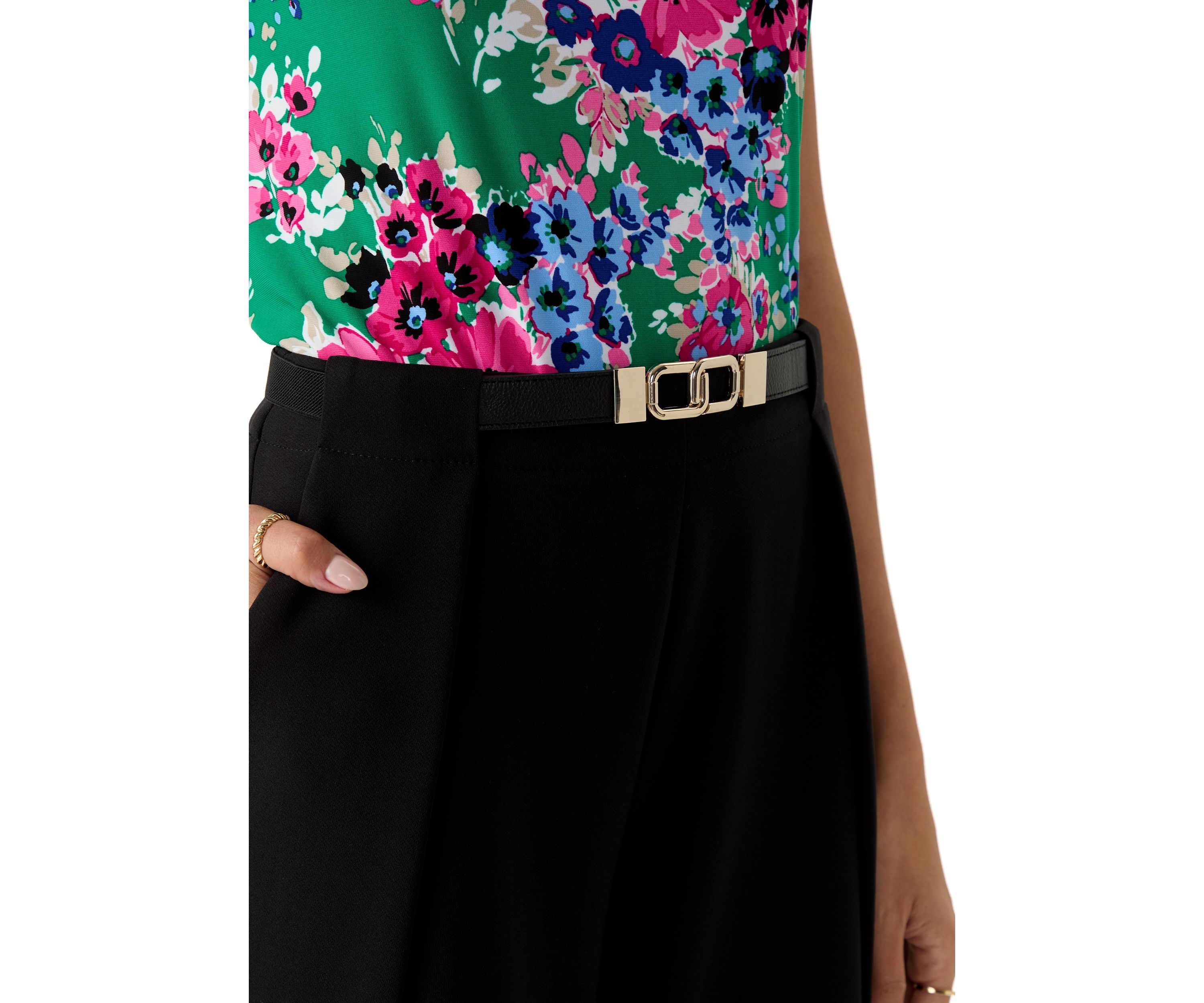 Petite Pull On Wide Leg Pants