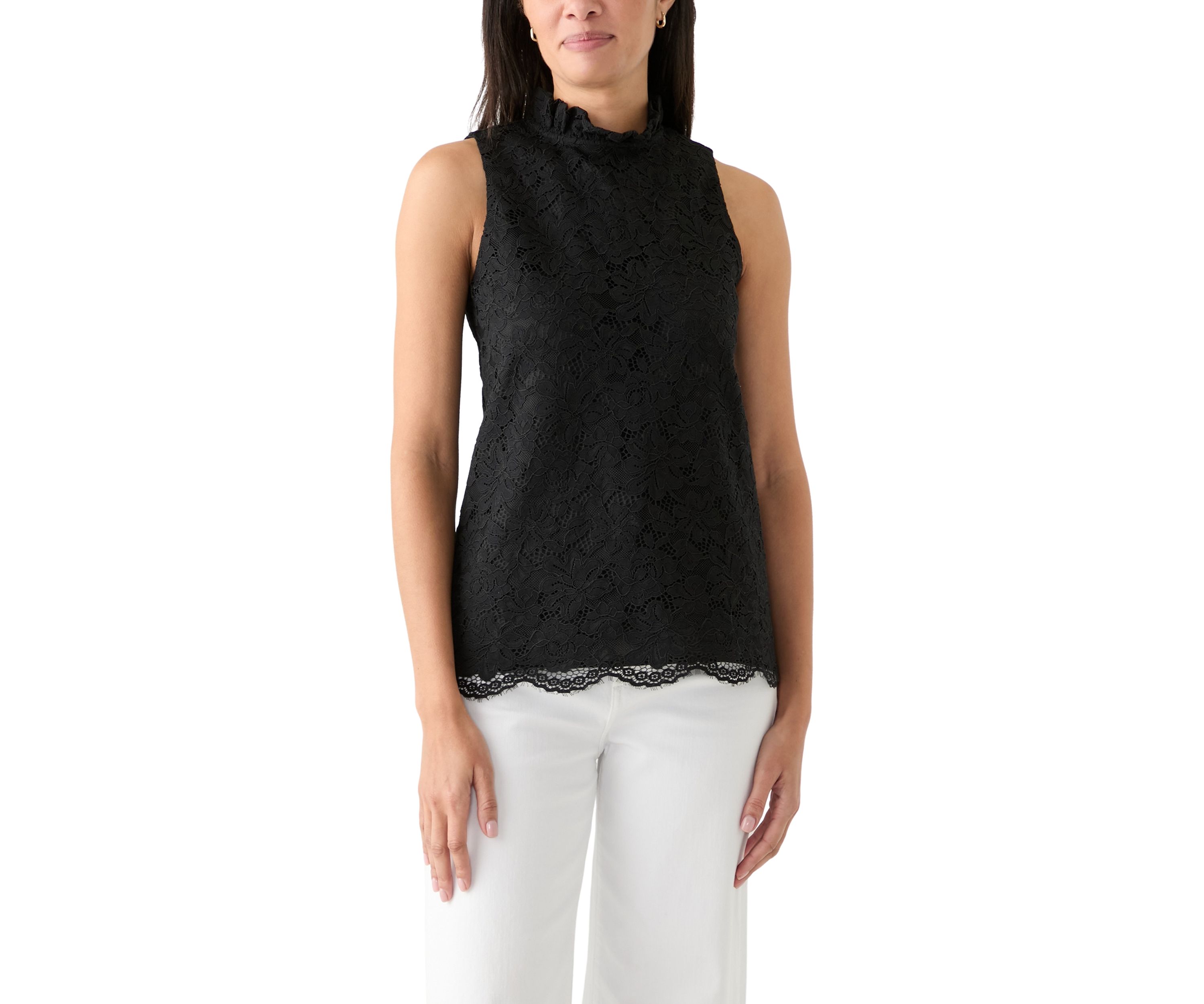 Womens Sleeveless Lace Top