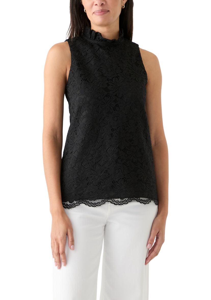 Womens Sleeveless Lace Top