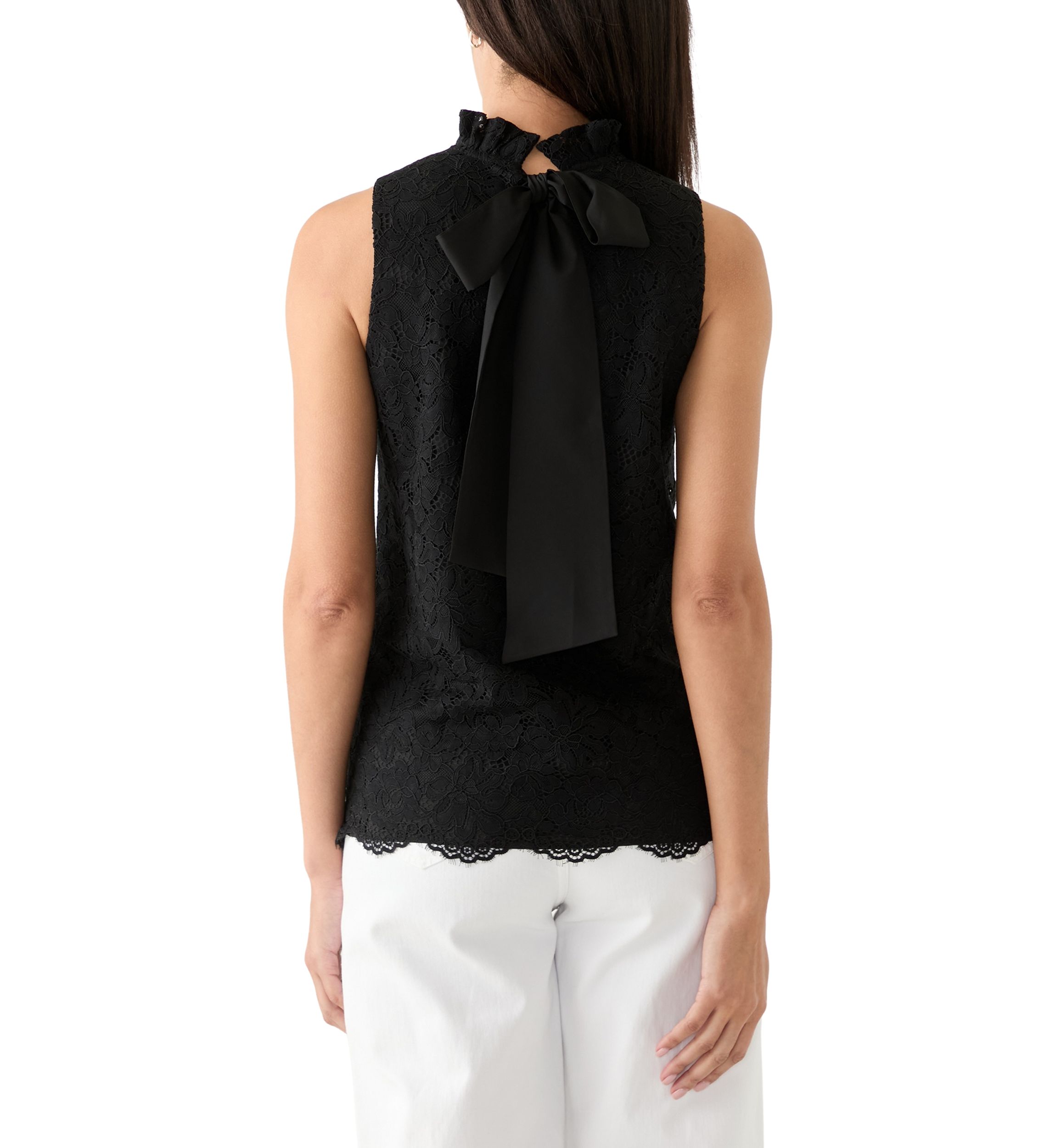 Womens Sleeveless Lace Top