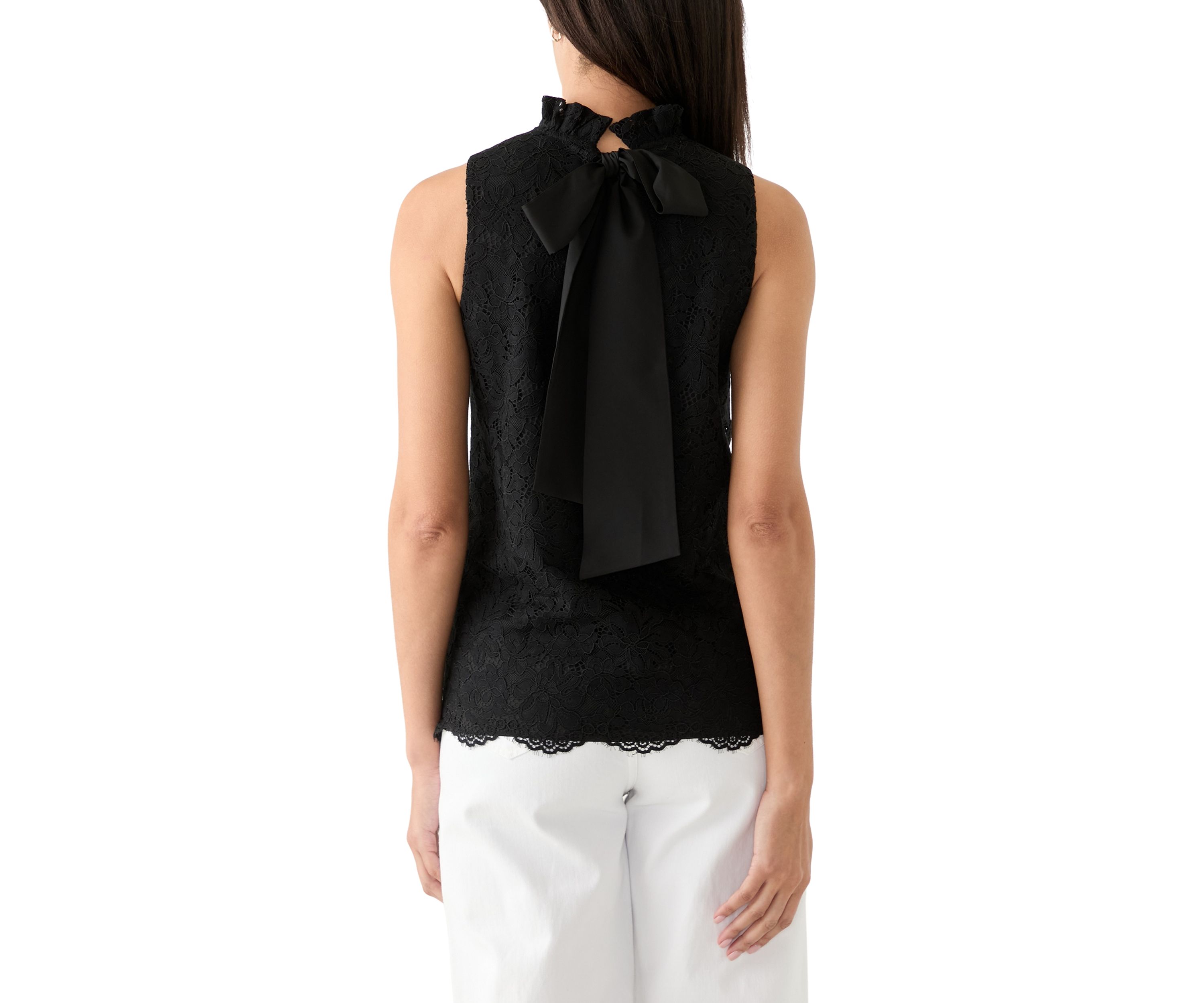 Womens Sleeveless Lace Top