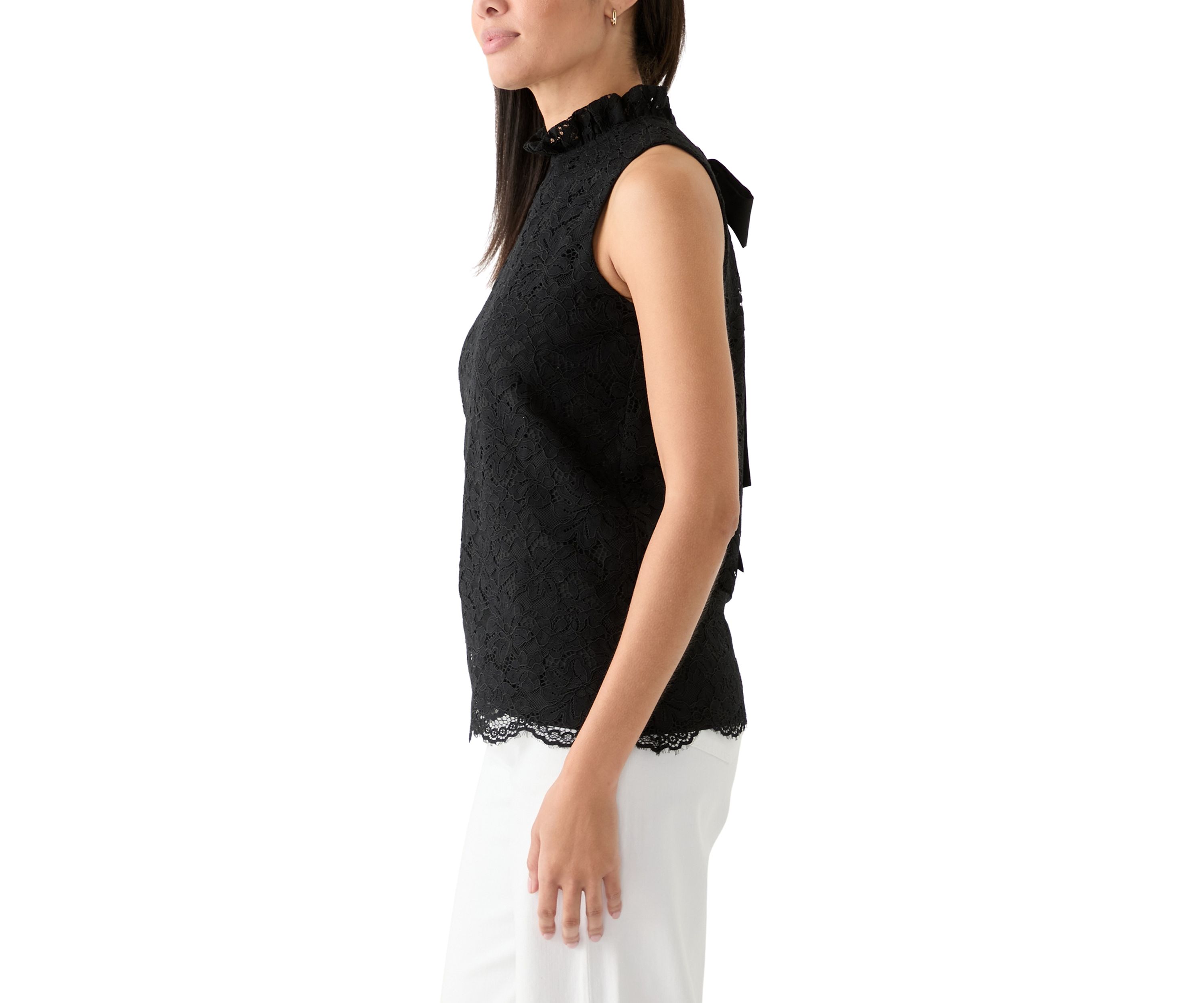 Womens Sleeveless Lace Top