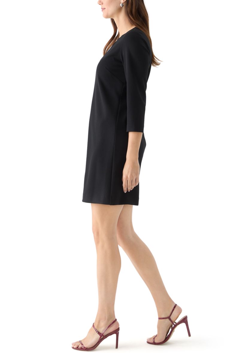 Womens Split-Dye Shift Dress