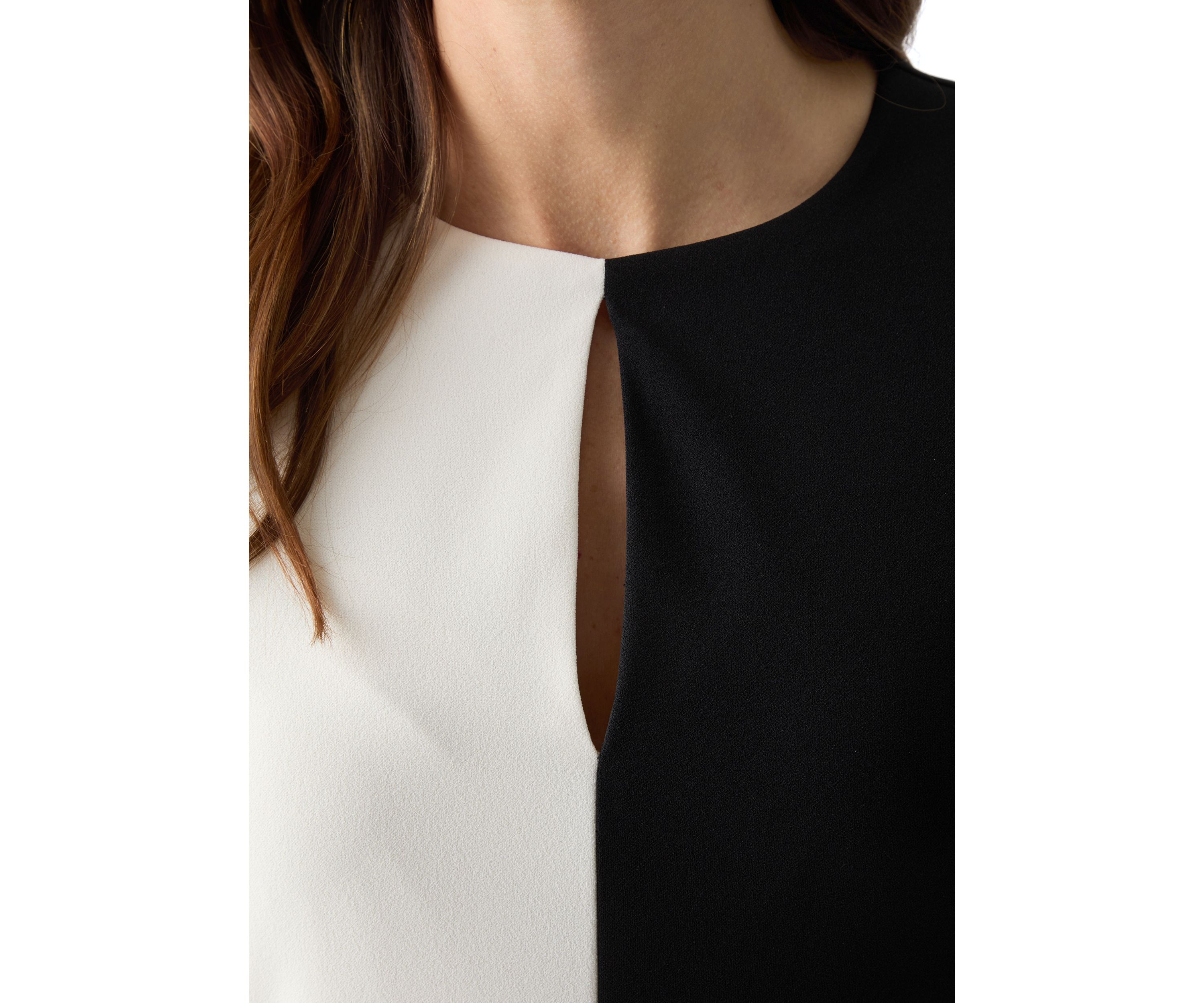 Womens Split-Dye Shift Dress