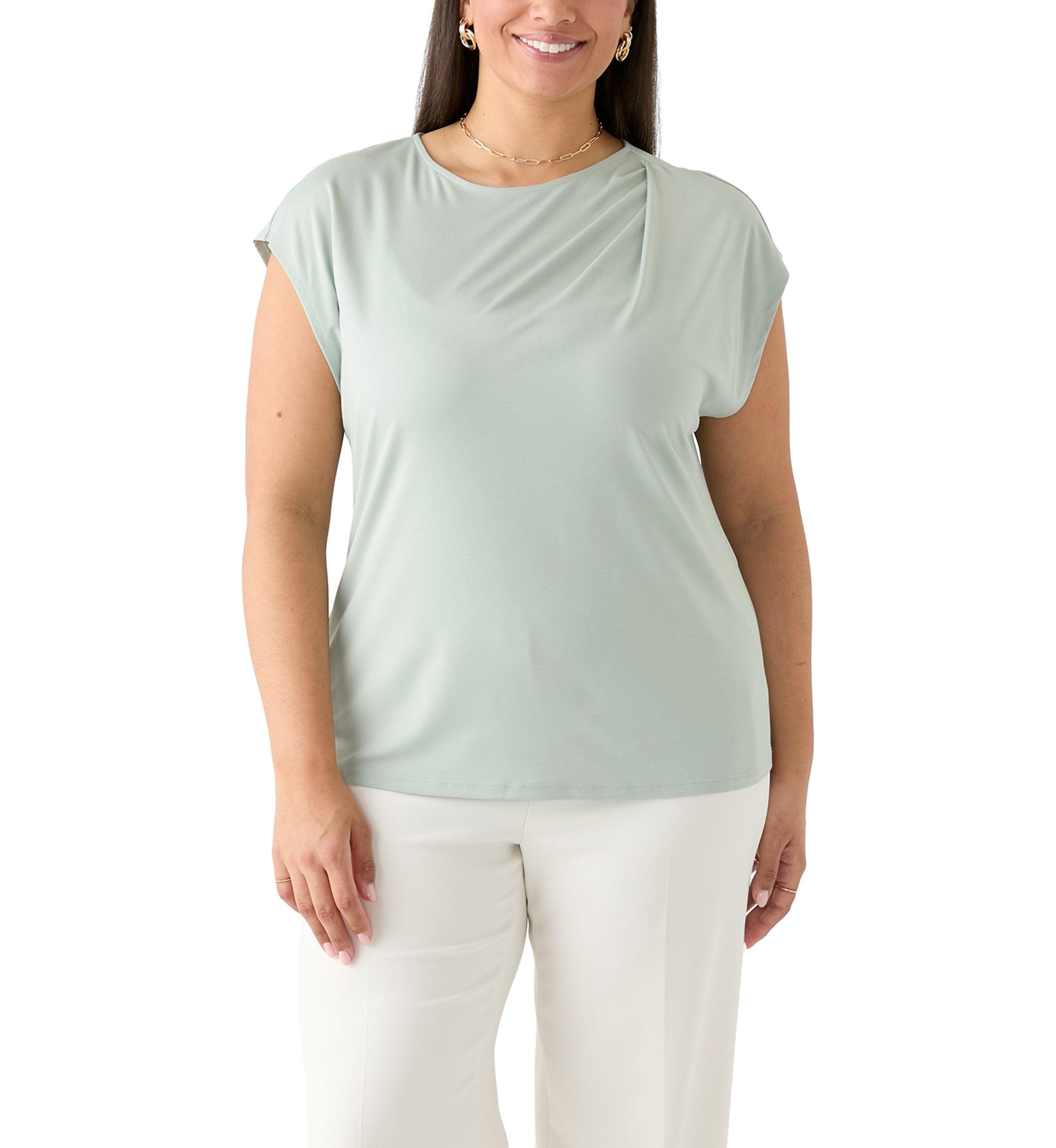 Plus Size Keyhole Top 