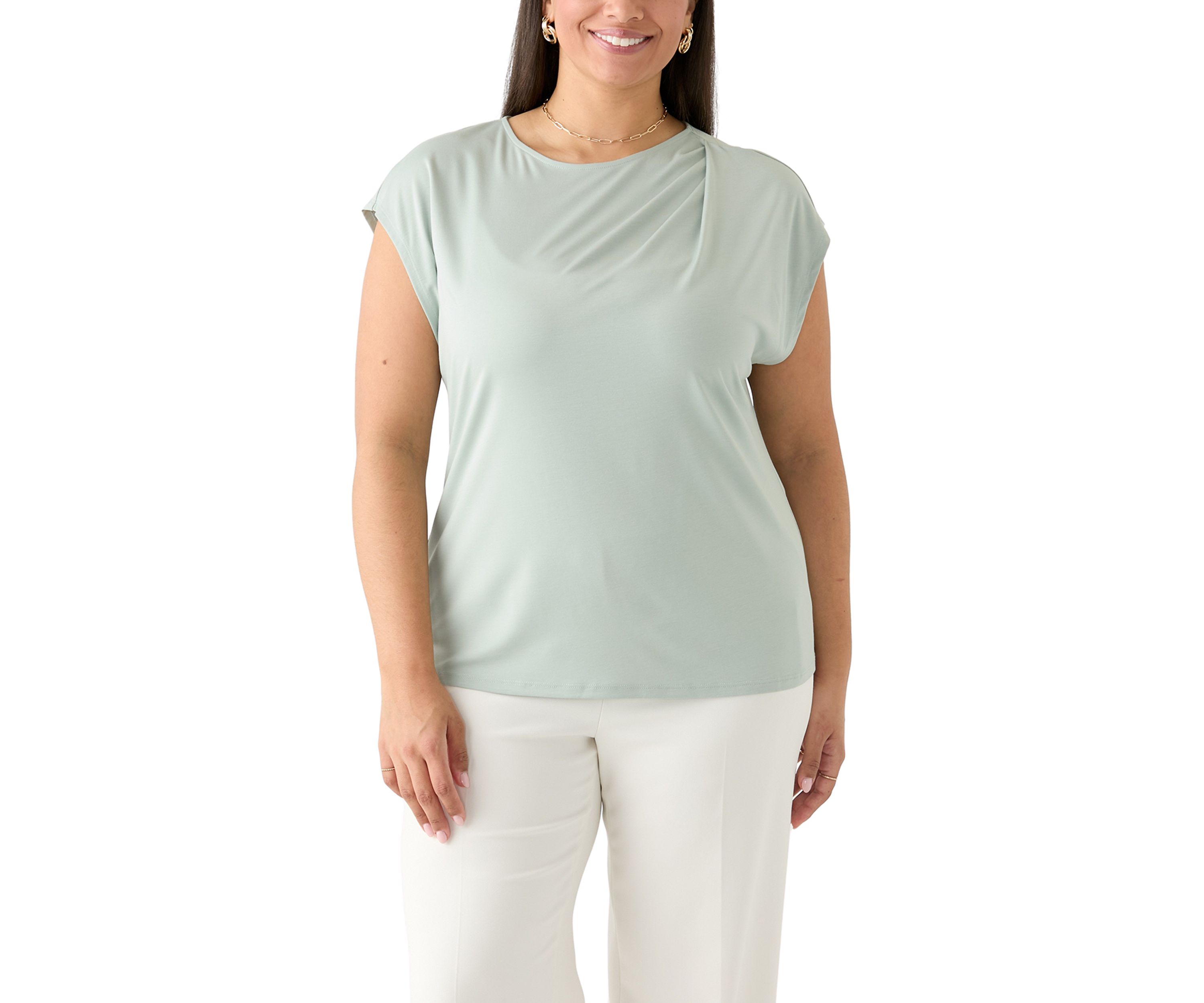 Plus Size Keyhole Top 