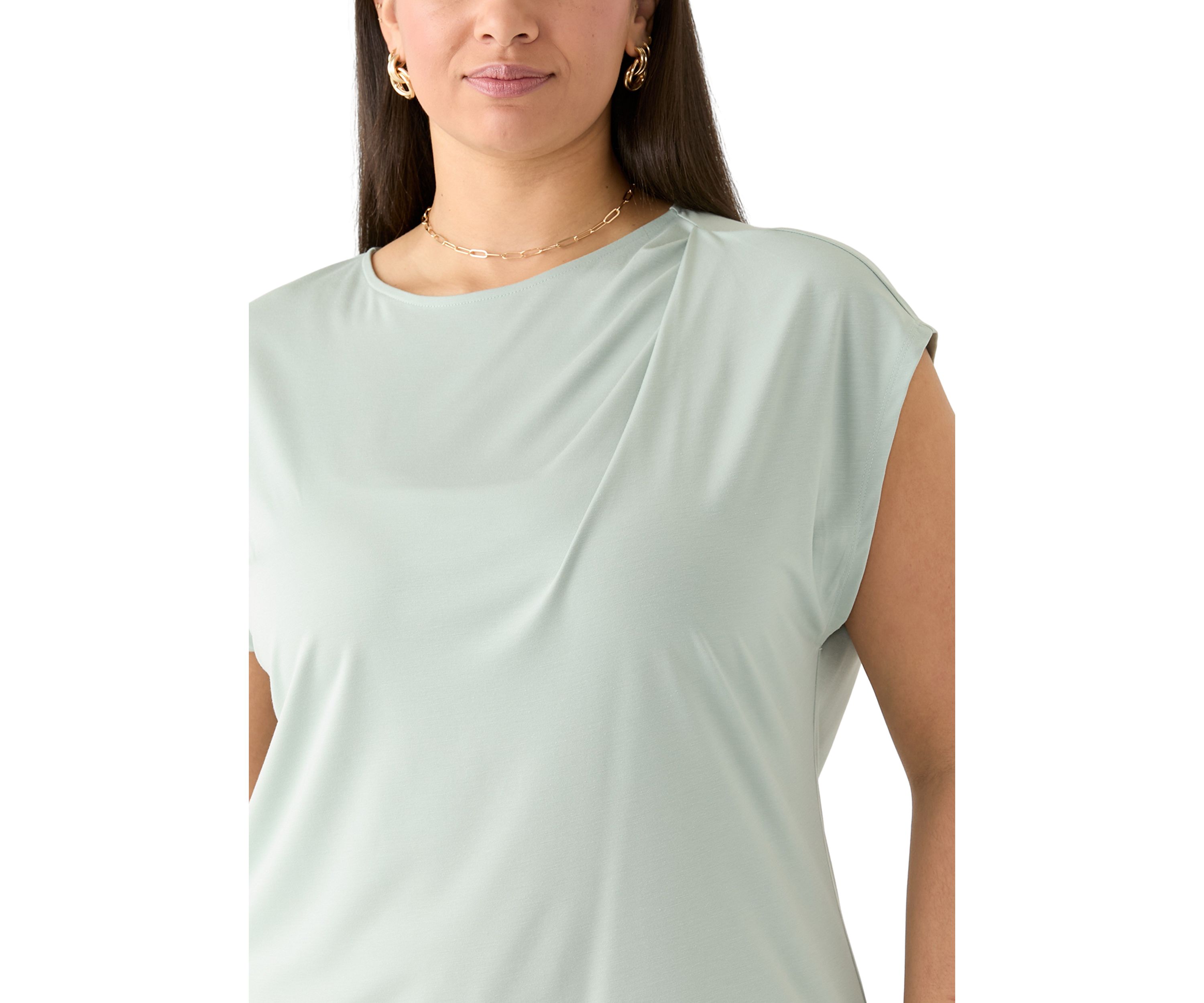 Plus Size Keyhole Top 