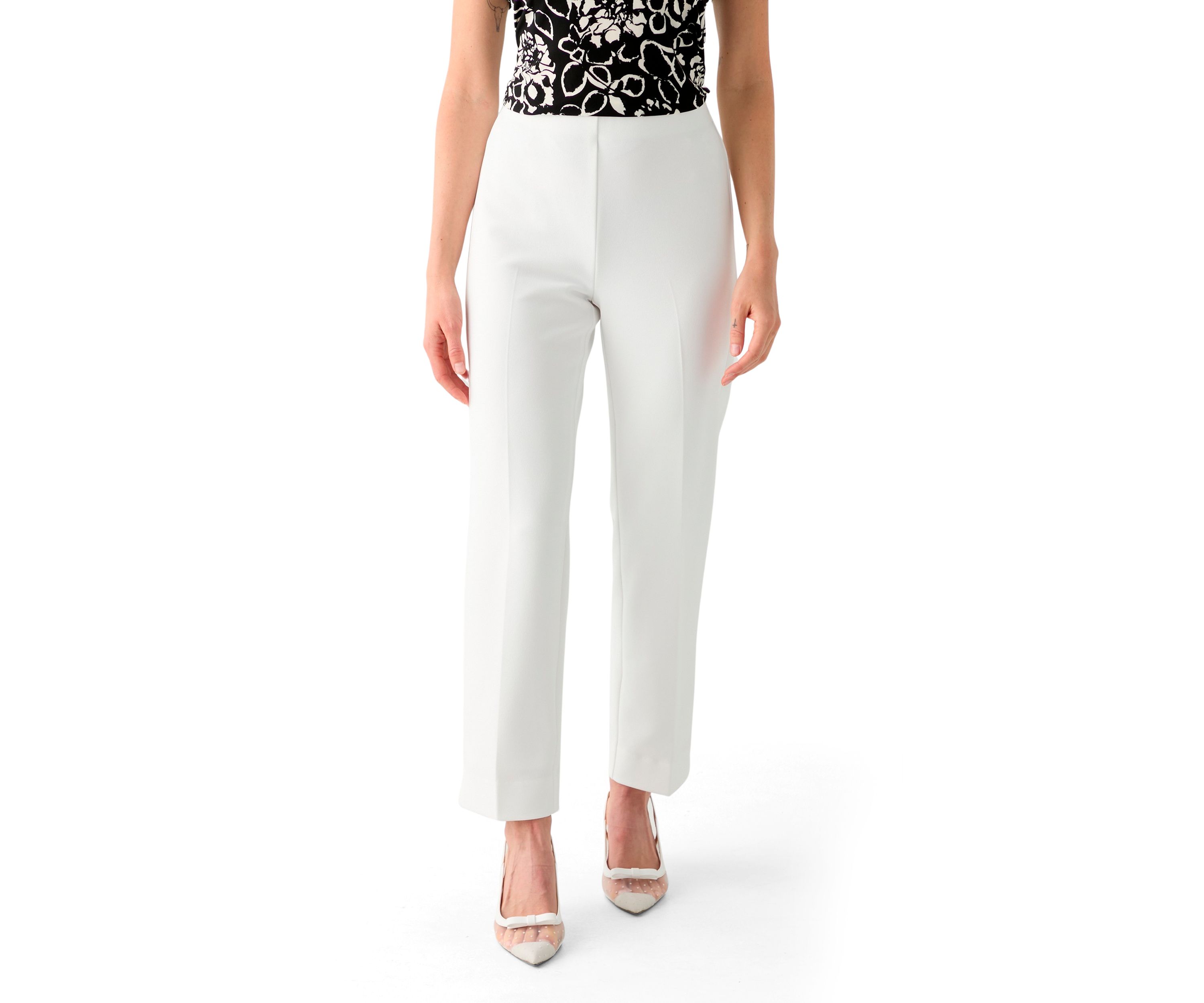 Petite Pull On Hollywood Waist Pants