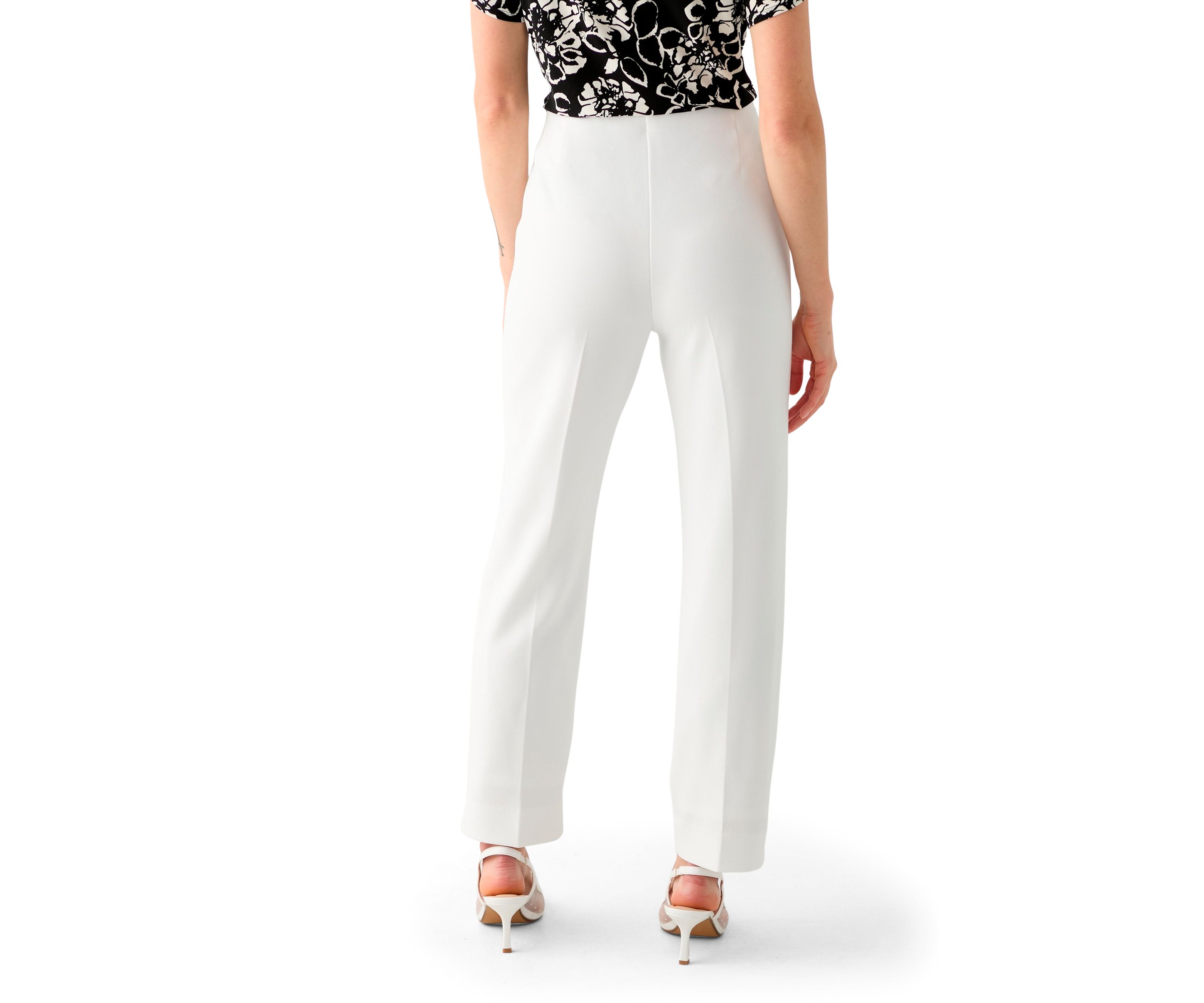 Petite Pull On Hollywood Waist Pants