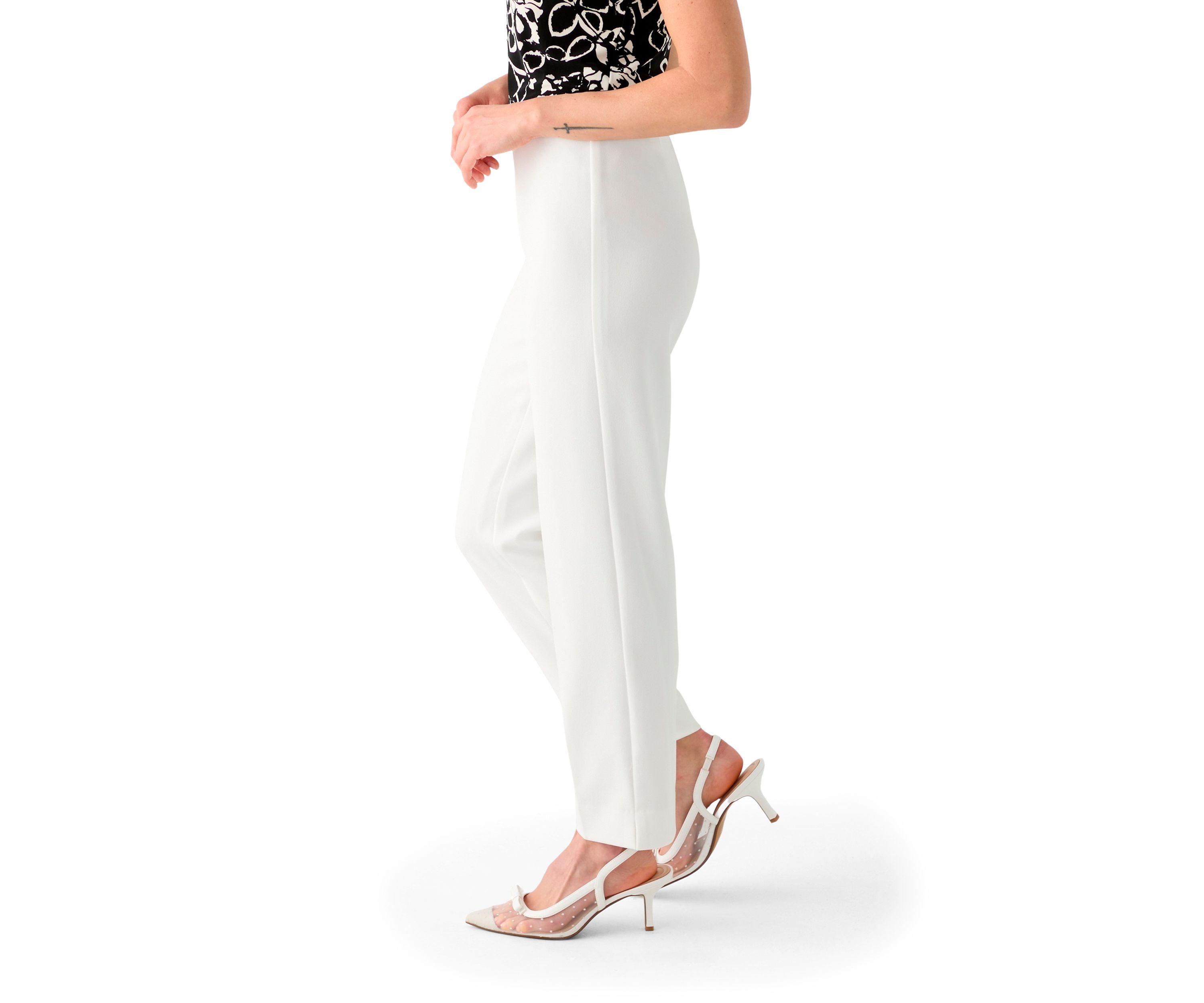 Petite Pull On Hollywood Waist Pants