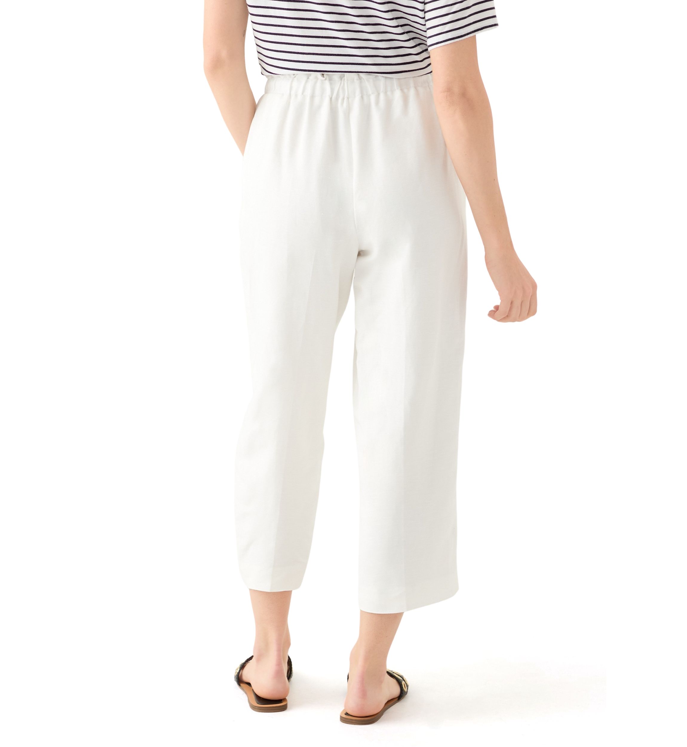 Petite Linen Blend Pants