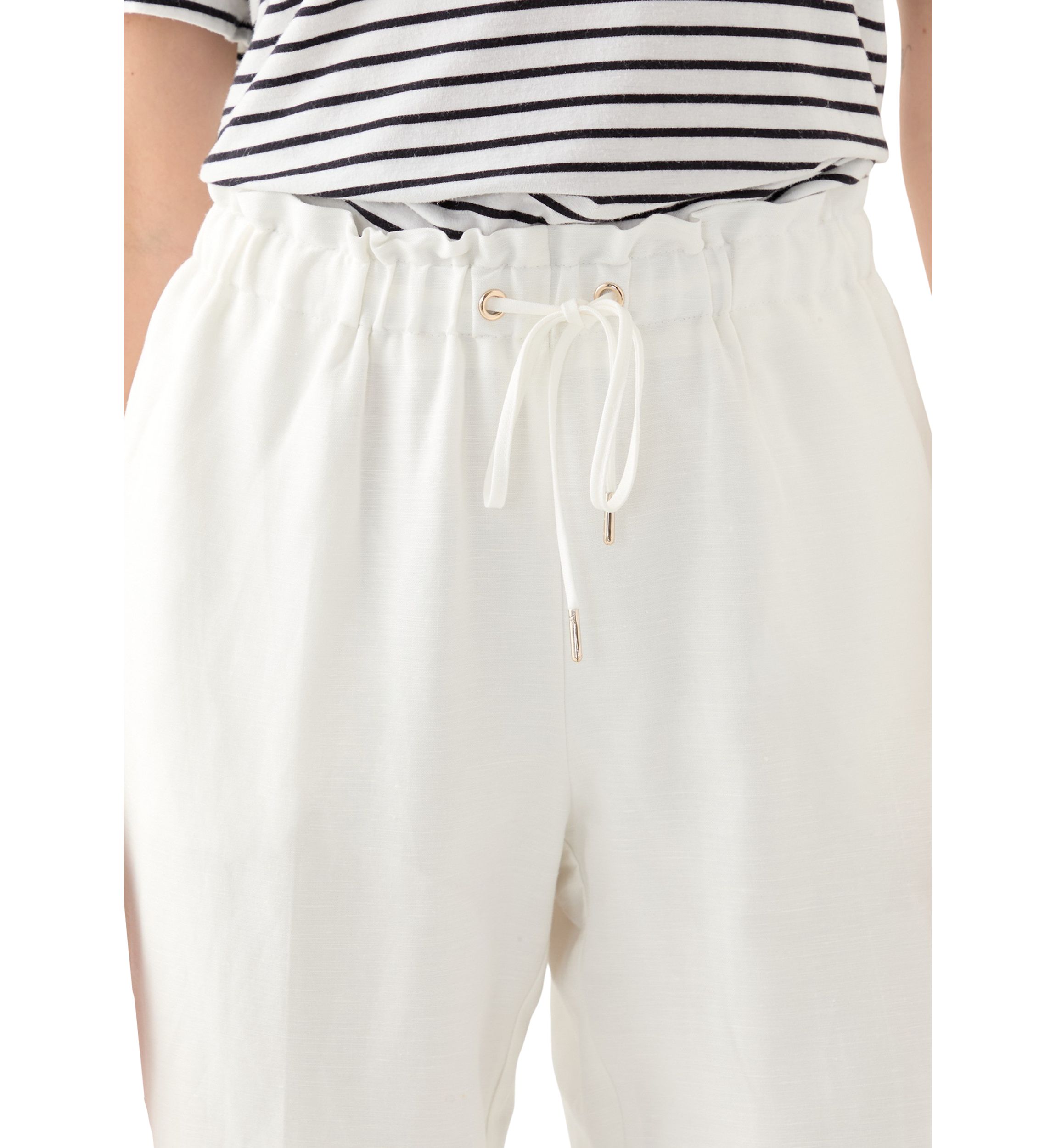 Petite Linen Blend Pants