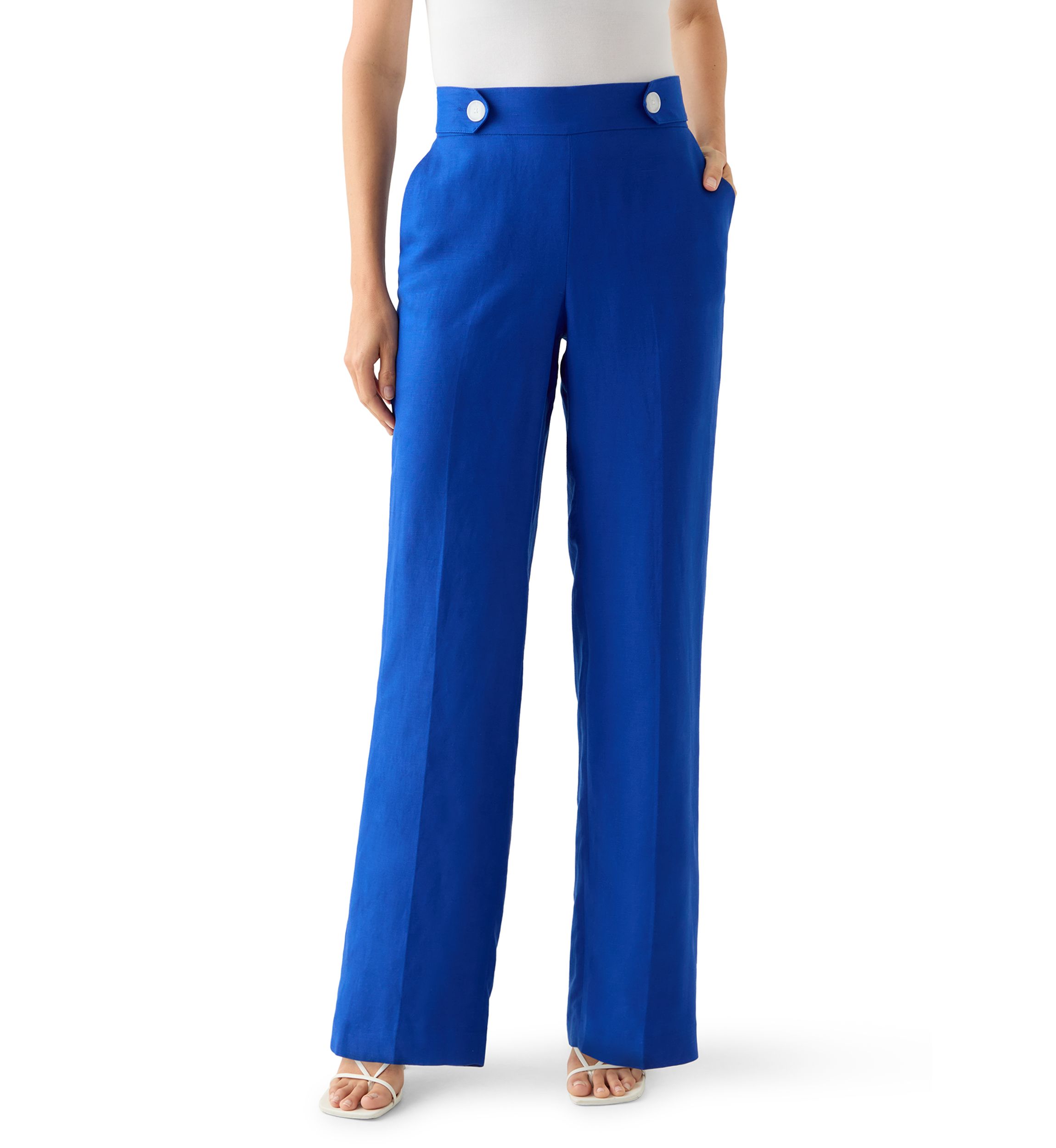 Womens Santorini Blue Pants