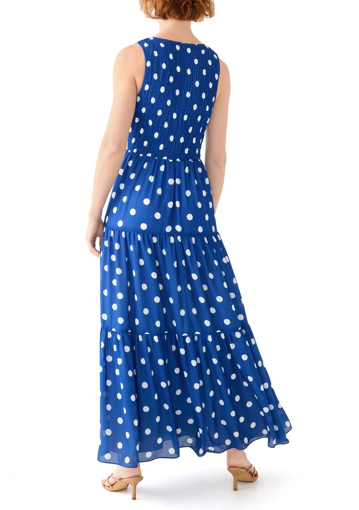 Womens Santorini Sleeveless A-Line Dress