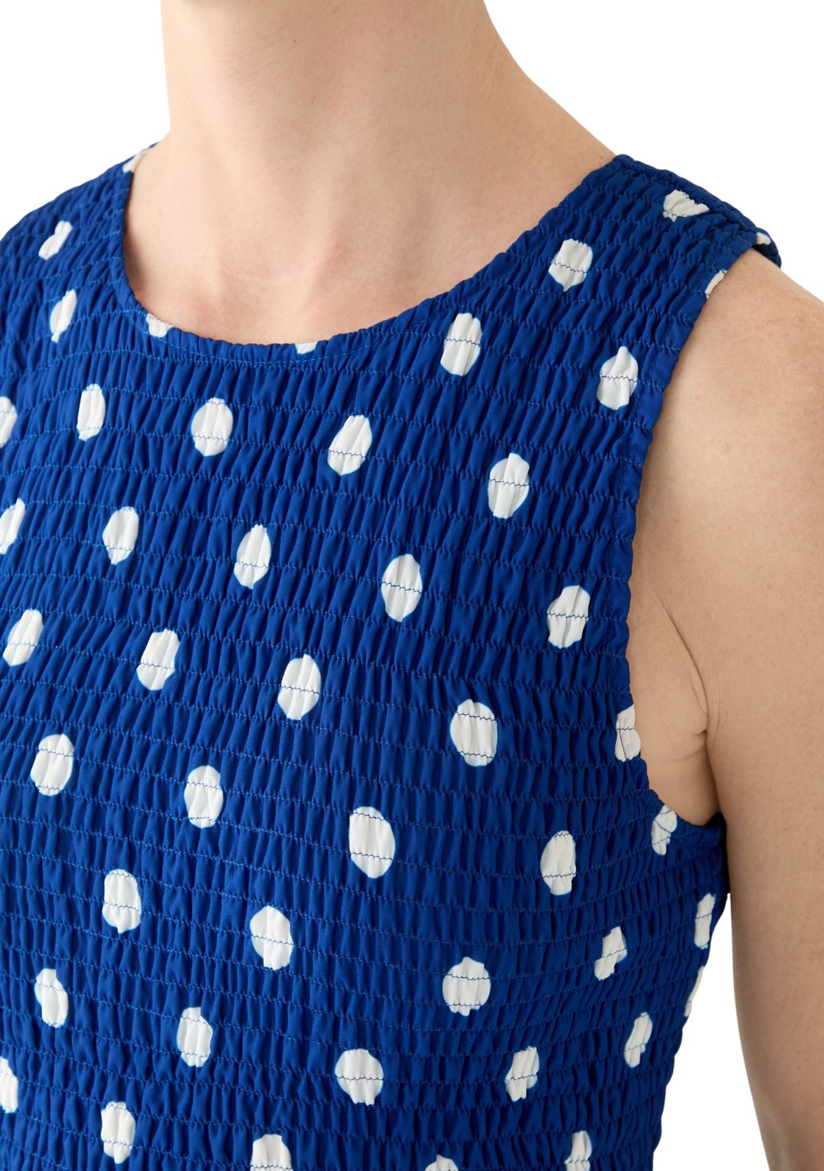 Womens Santorini Sleeveless A-Line Dress